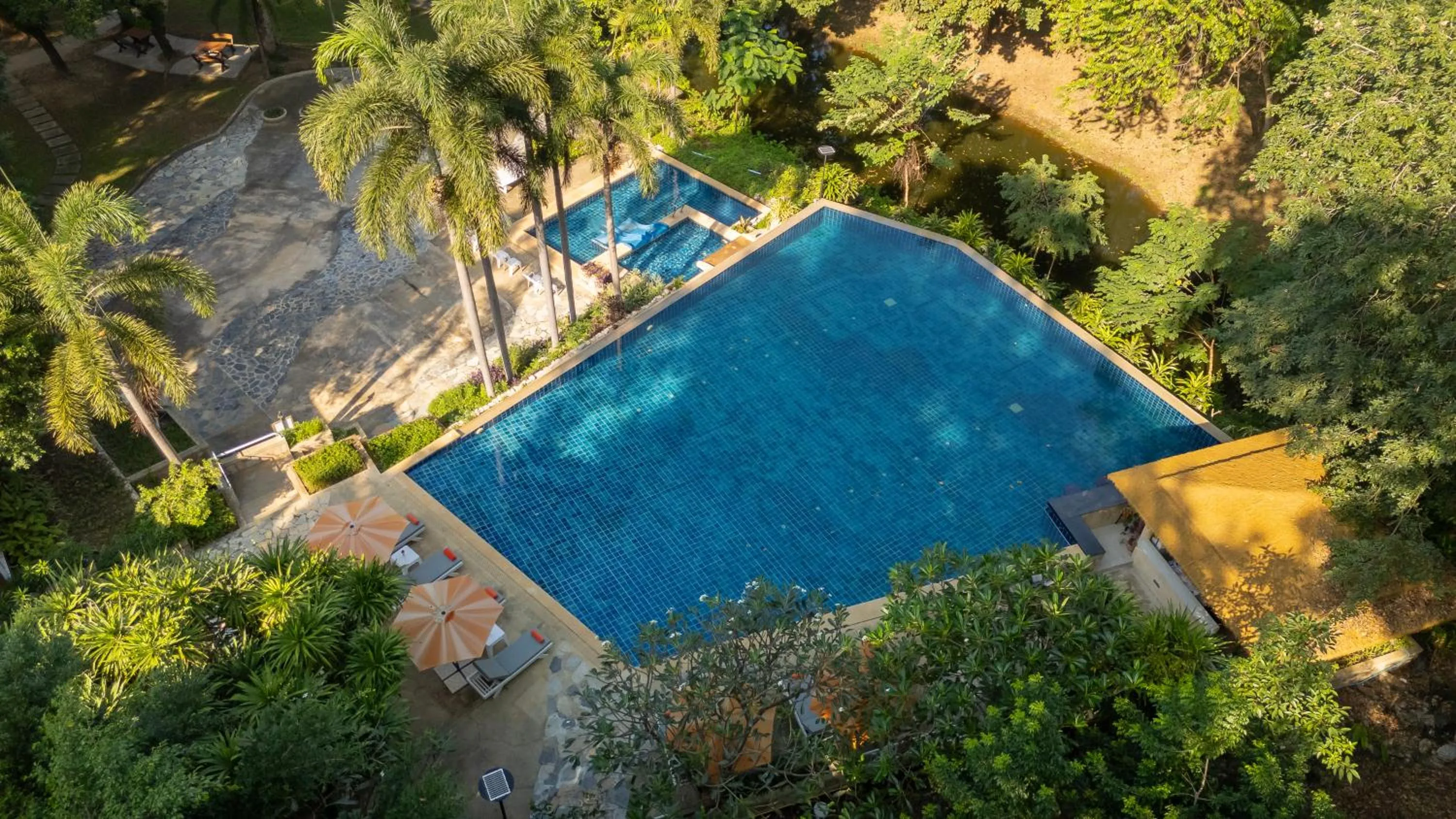 Bird's eye view in Comsaed River Kwai Resort