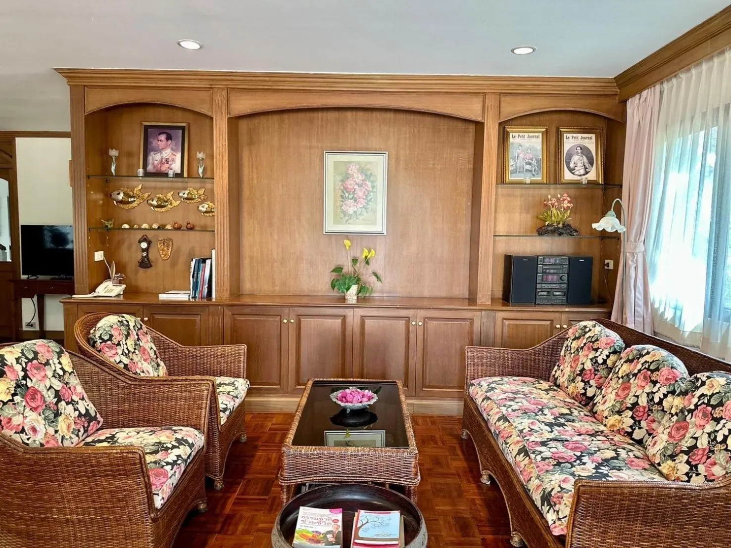 Living room in Comsaed River Kwai Resort