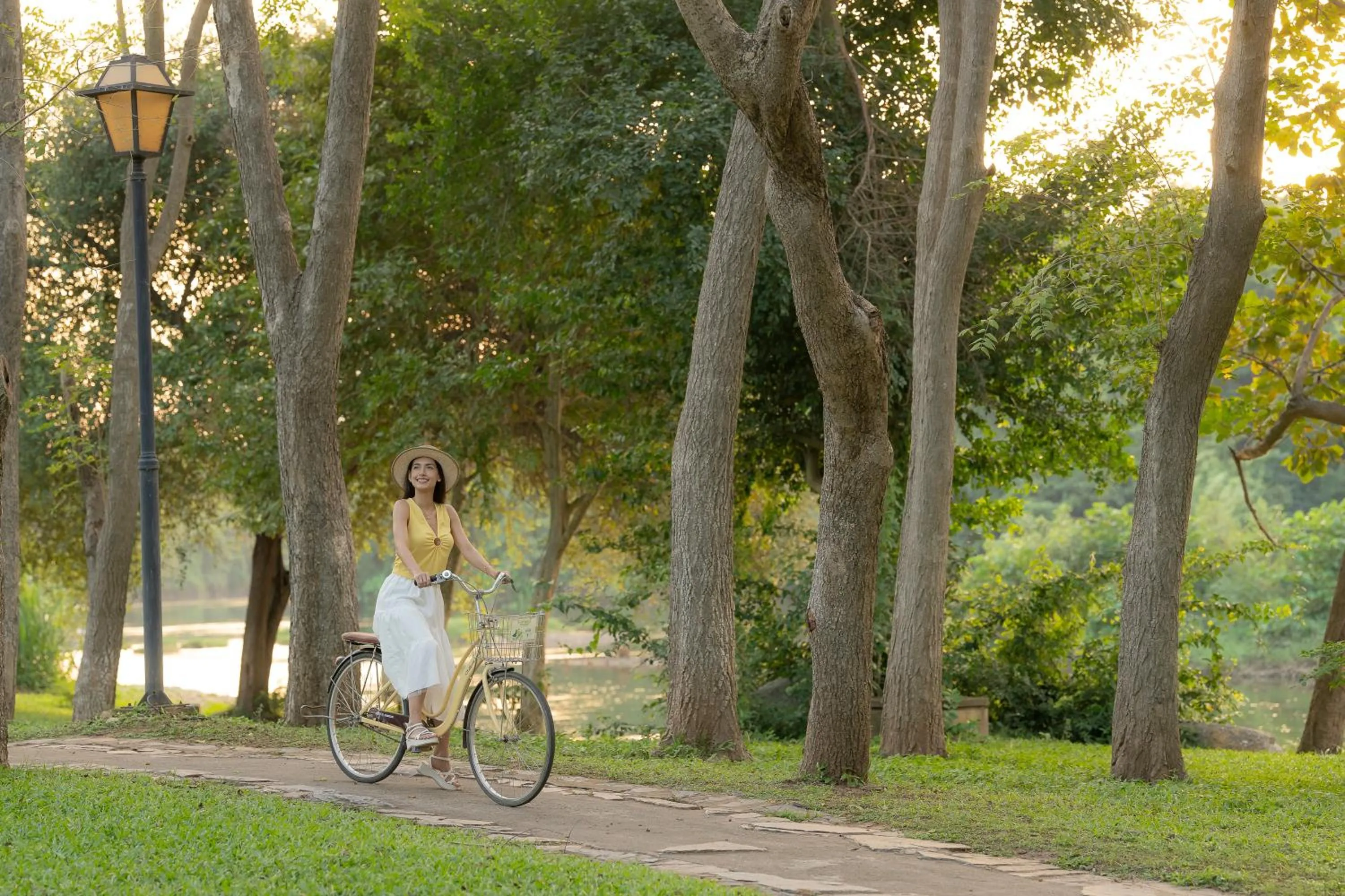 Cycling in Comsaed River Kwai Resort