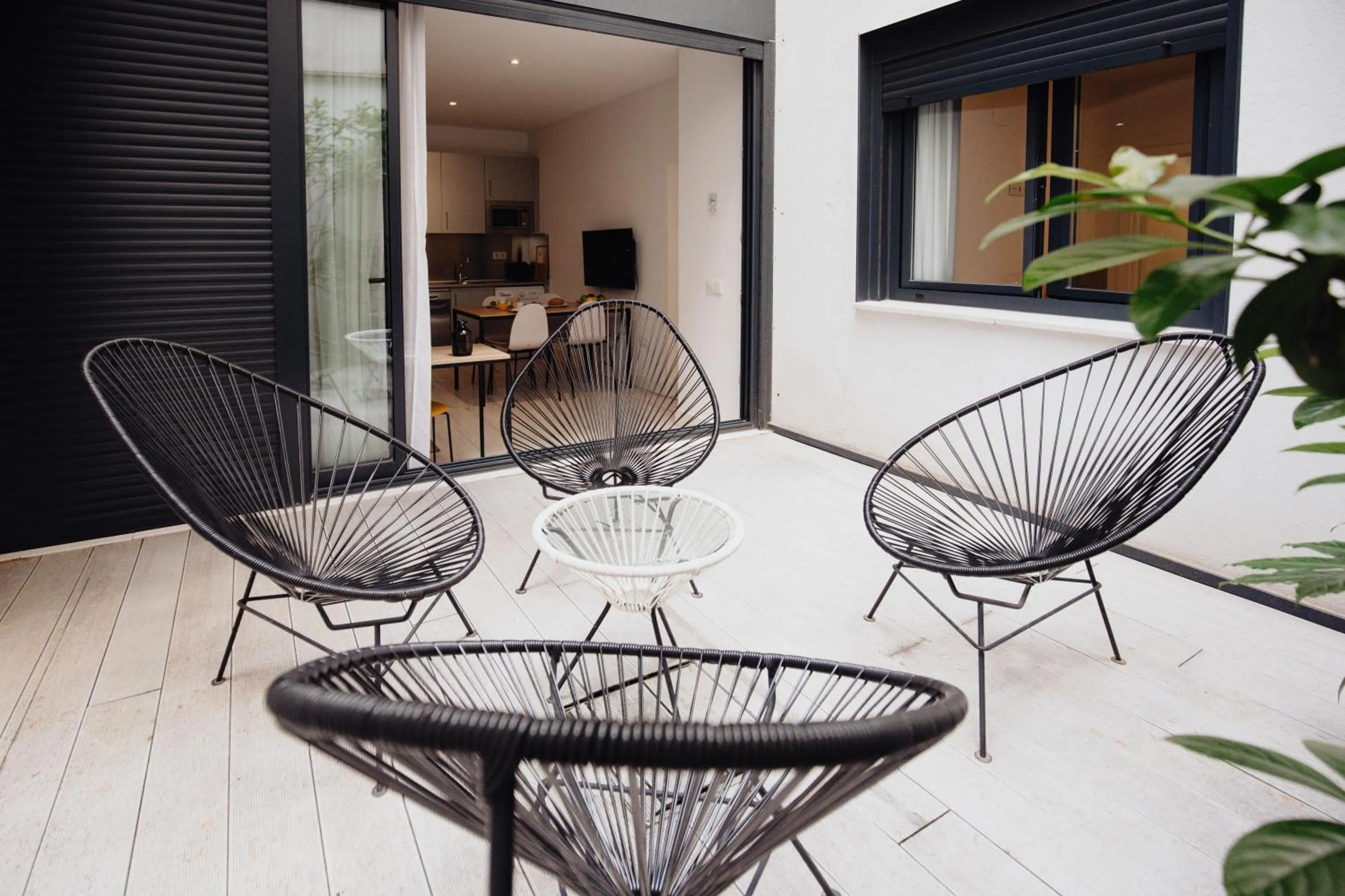 Balcony/Terrace in Aspasios Atocha Apartments
