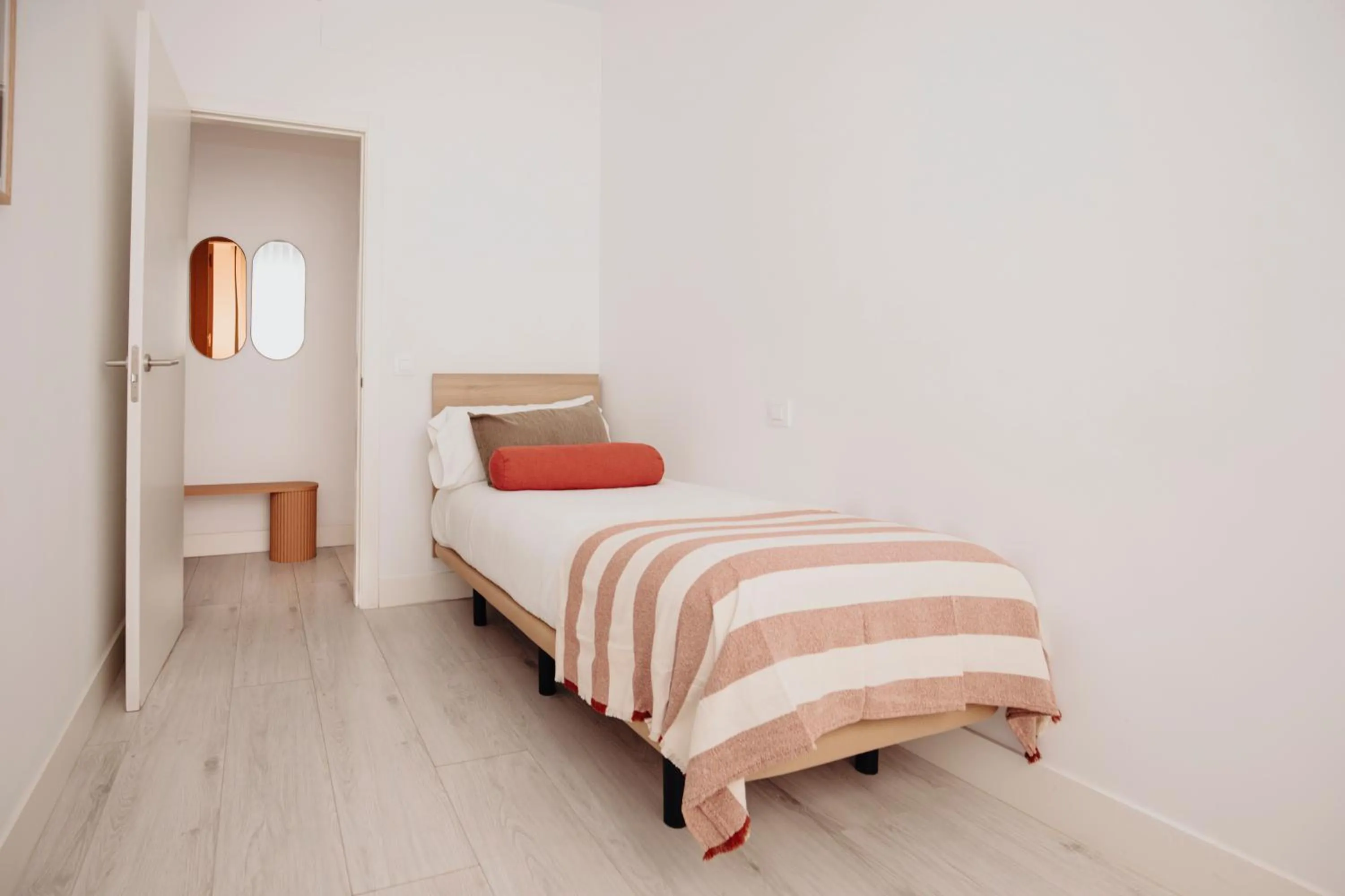 Bed in Aspasios Atocha Apartments