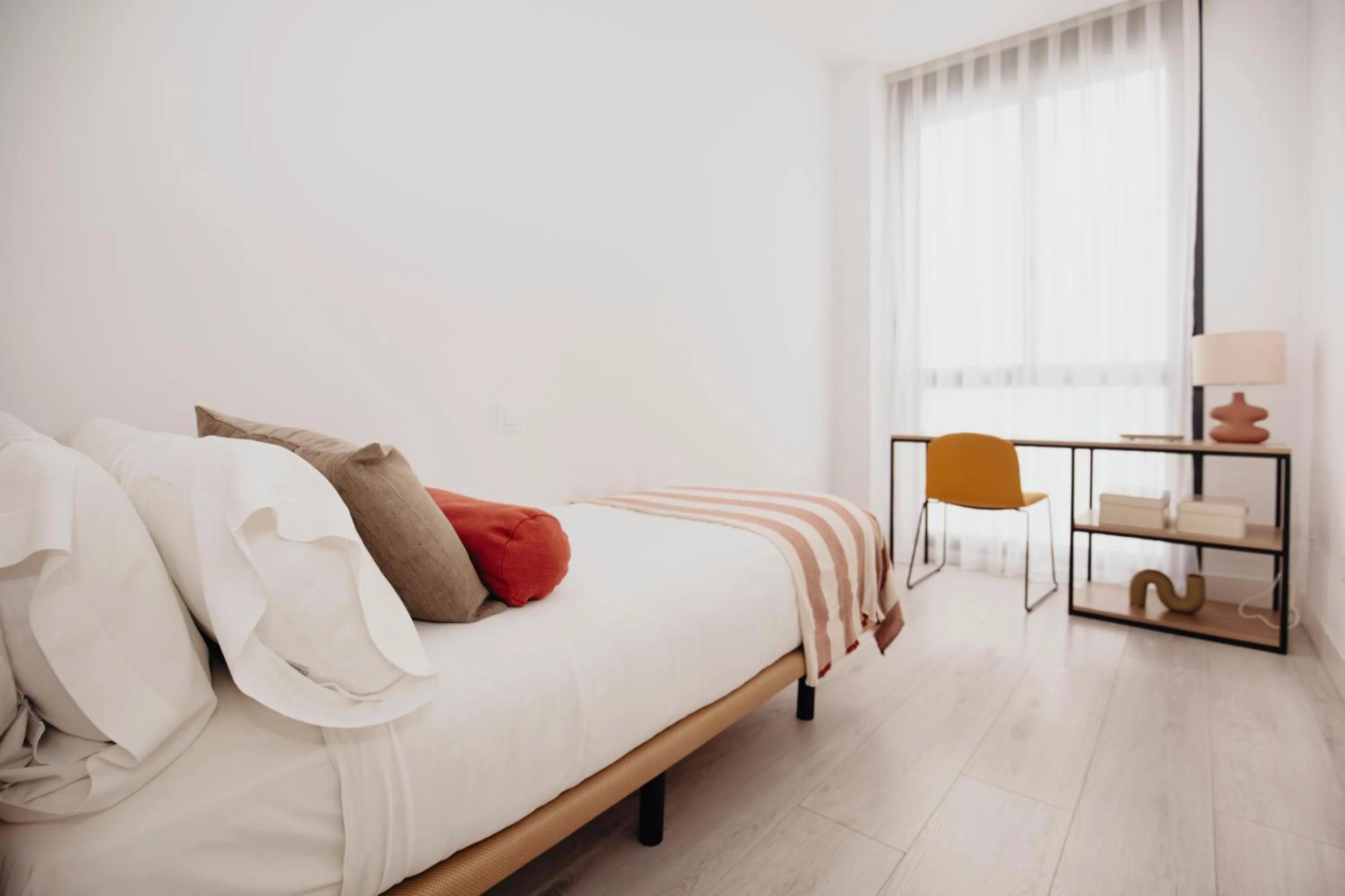 Bed in Aspasios Atocha Apartments