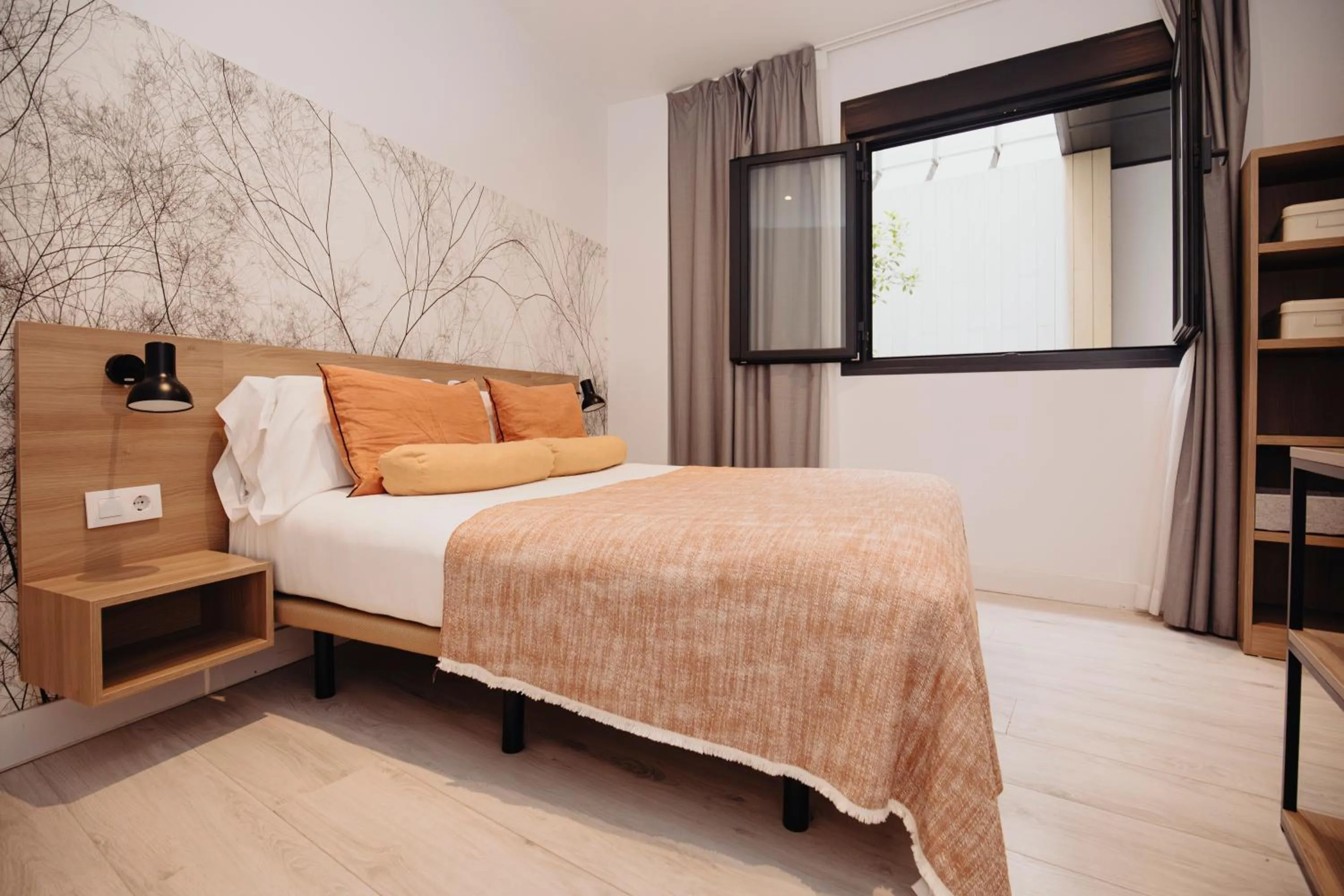 Bed in Aspasios Atocha Apartments