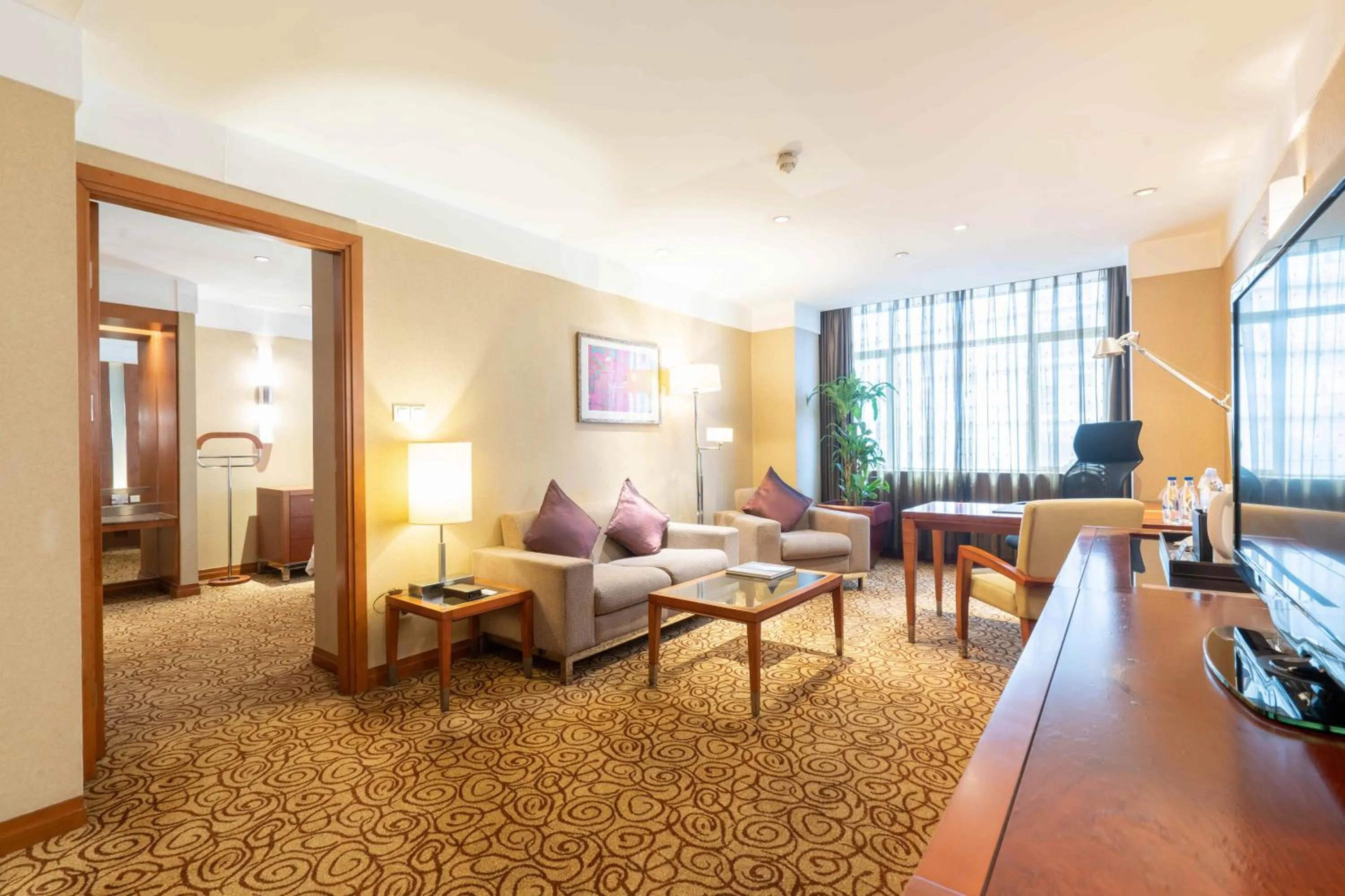 Living room, Seating Area in Dekin Hotel Chongqing Jiefangbei