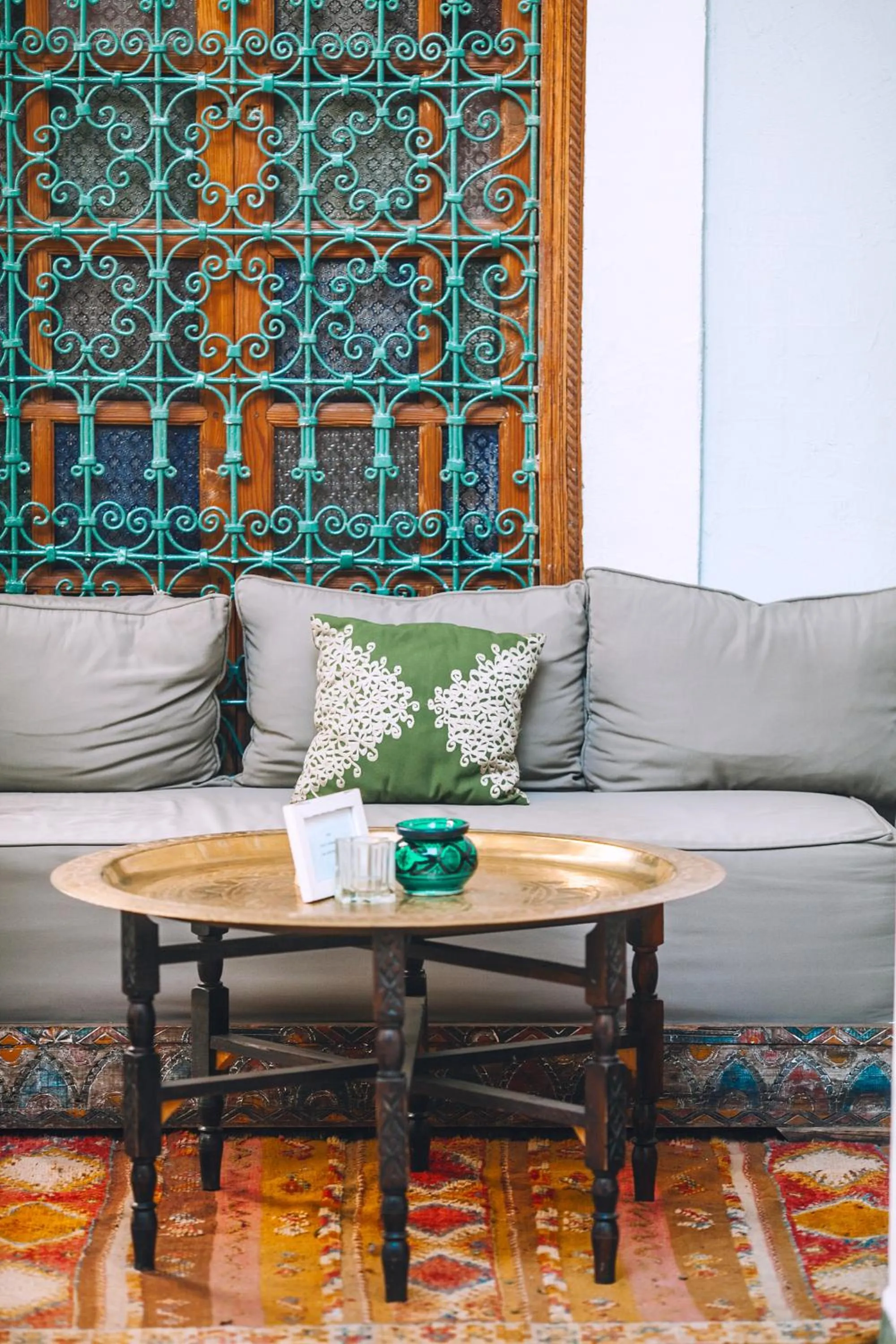 Decorative detail in Riad Le Rihani