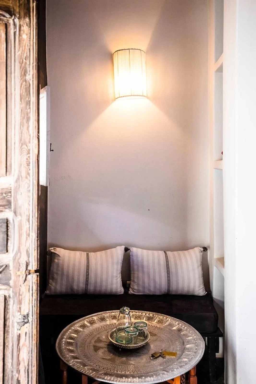 Bed in Riad Le Rihani