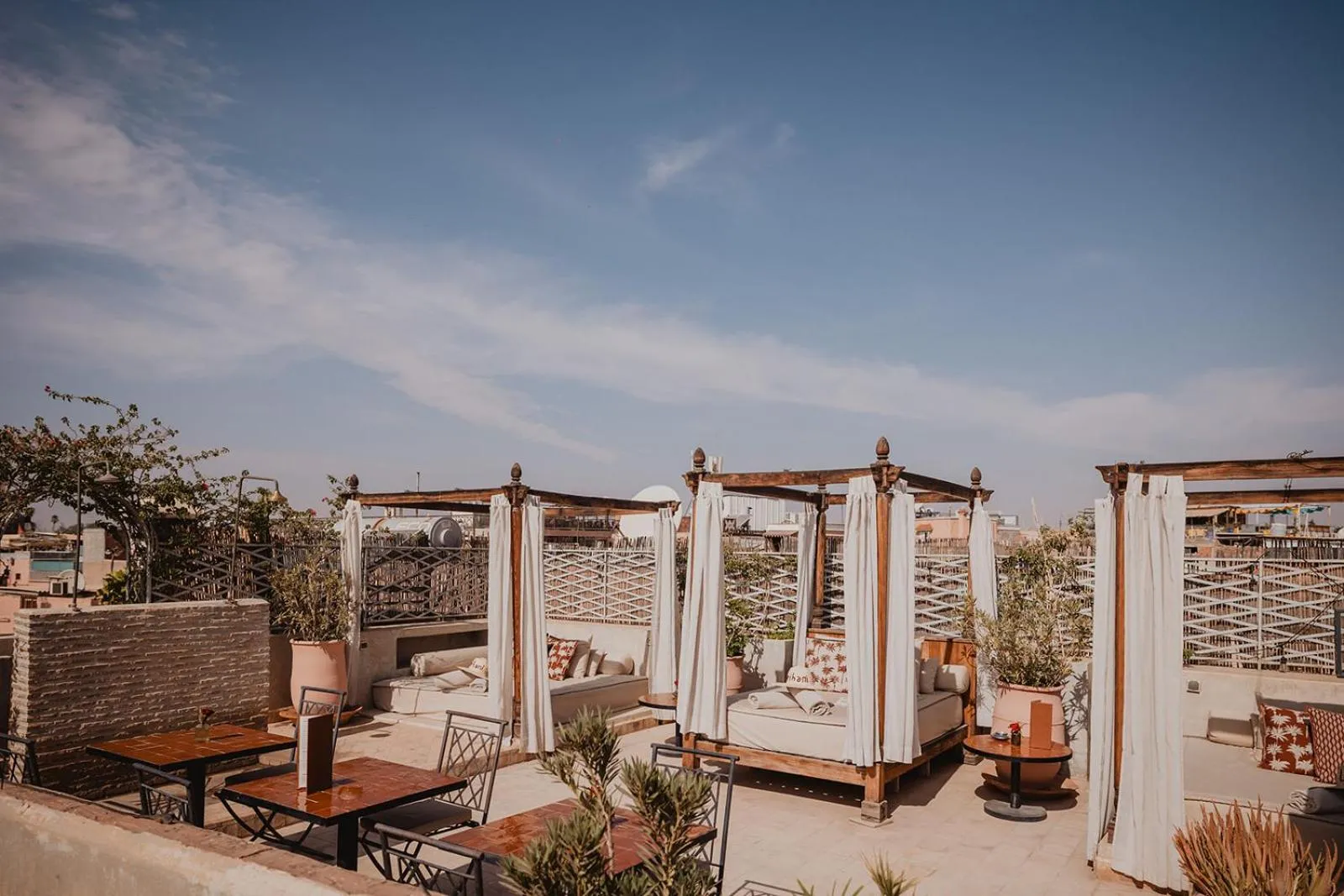 Balcony/Terrace in Riad Le Rihani
