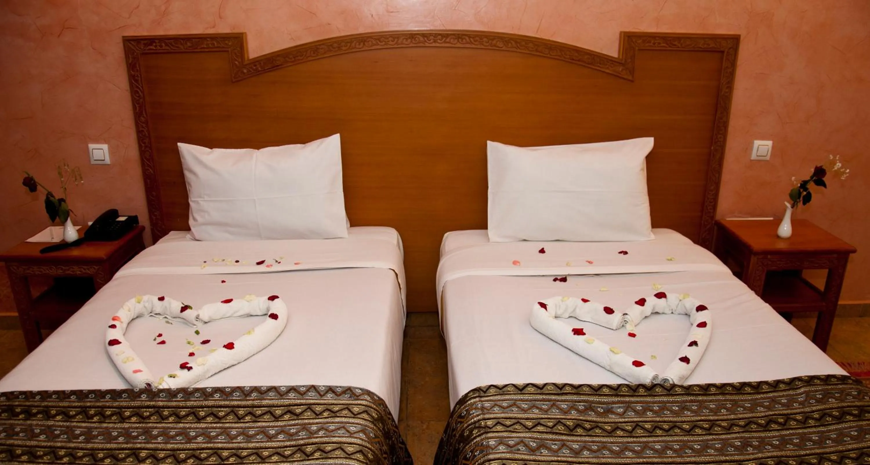 Bed in Hotel Dar Eddaya
