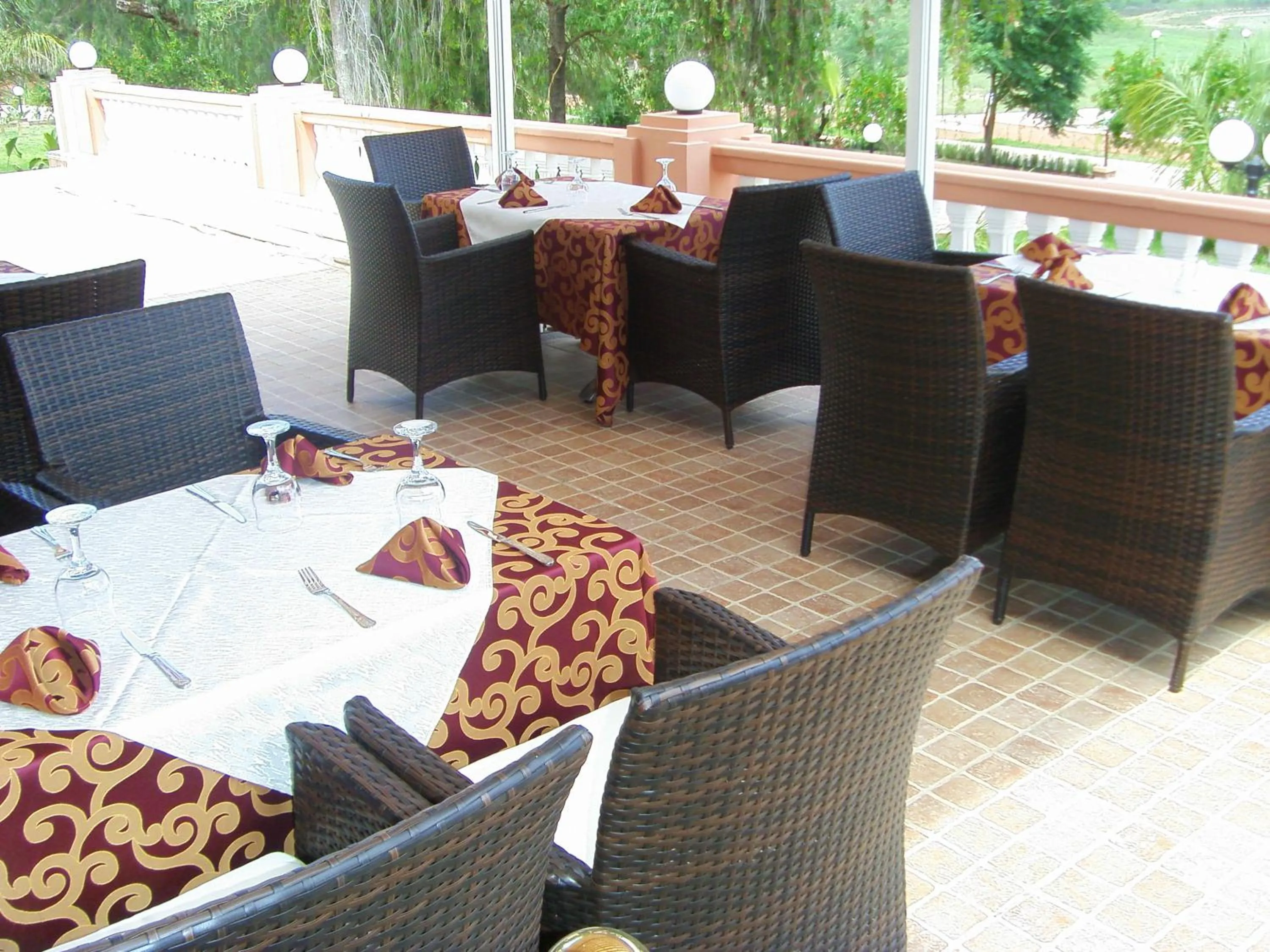 Patio in Hotel Dar Eddaya