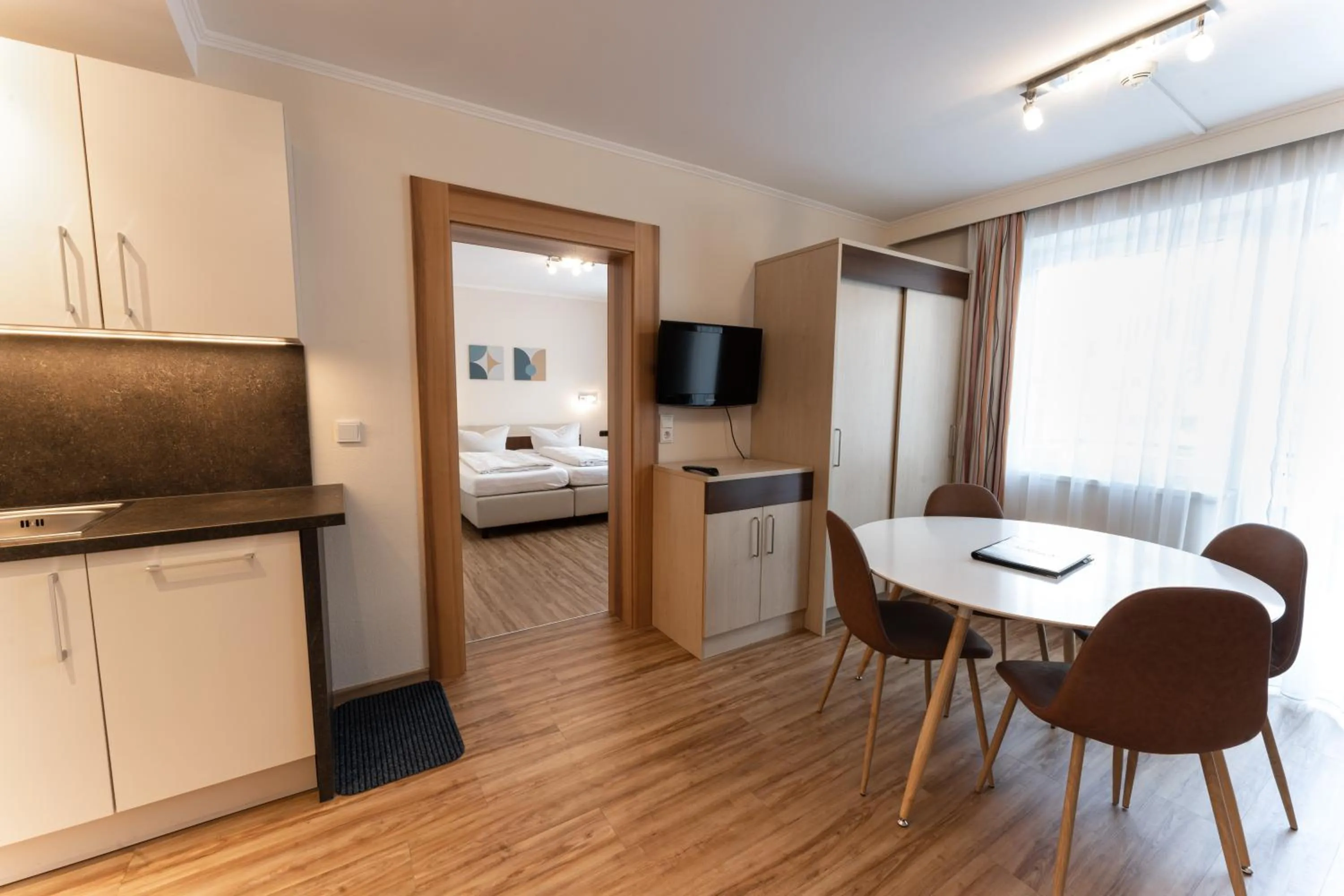 Bed in Aparthotel Dorfplatzl Garni Apartments & B&B