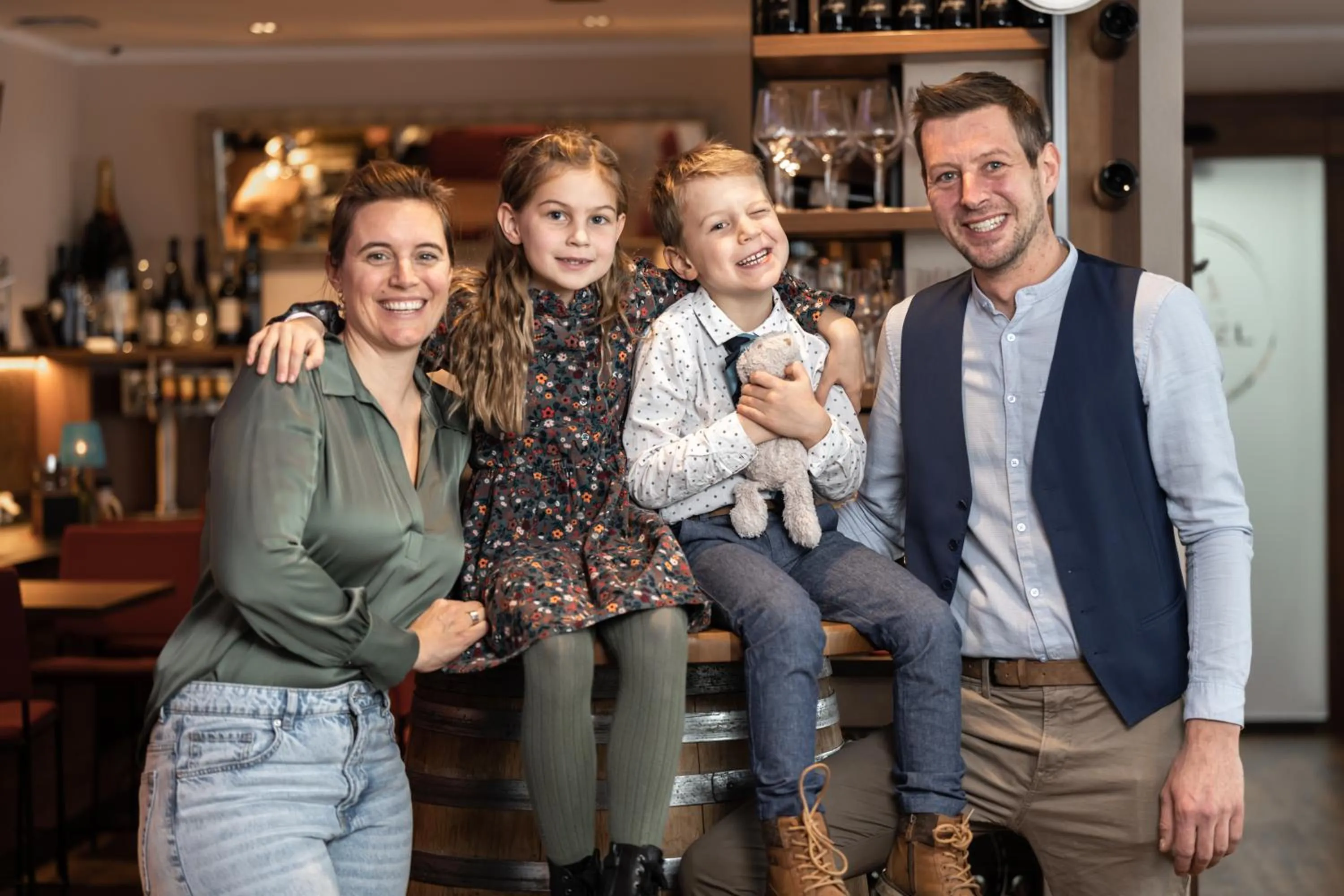 People in Aparthotel Dorfplatzl Garni Apartments & B&B