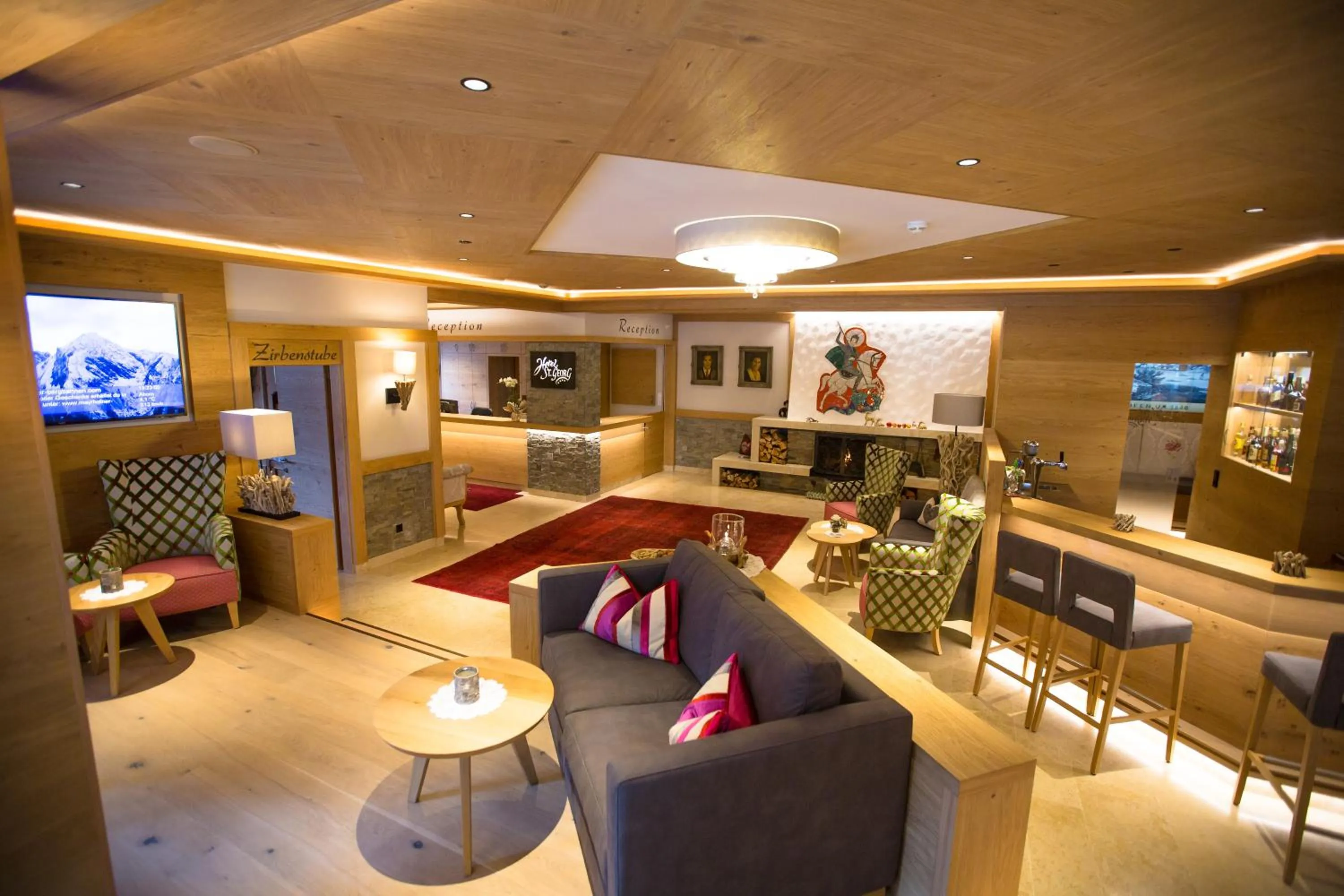 Lobby or reception in Hotel St. Georg