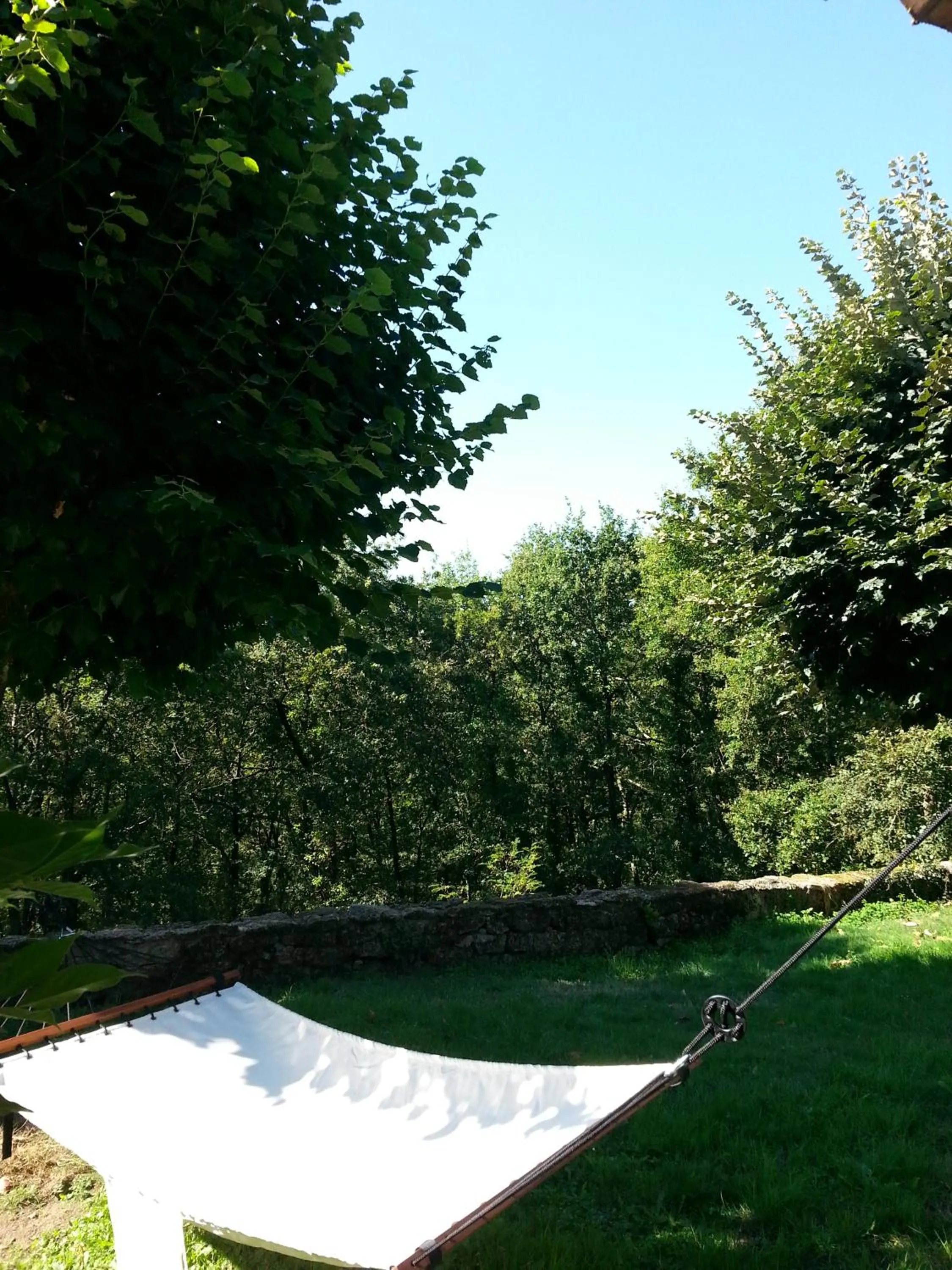 Patio in Maison d'hôtes Les Beaux Chenes