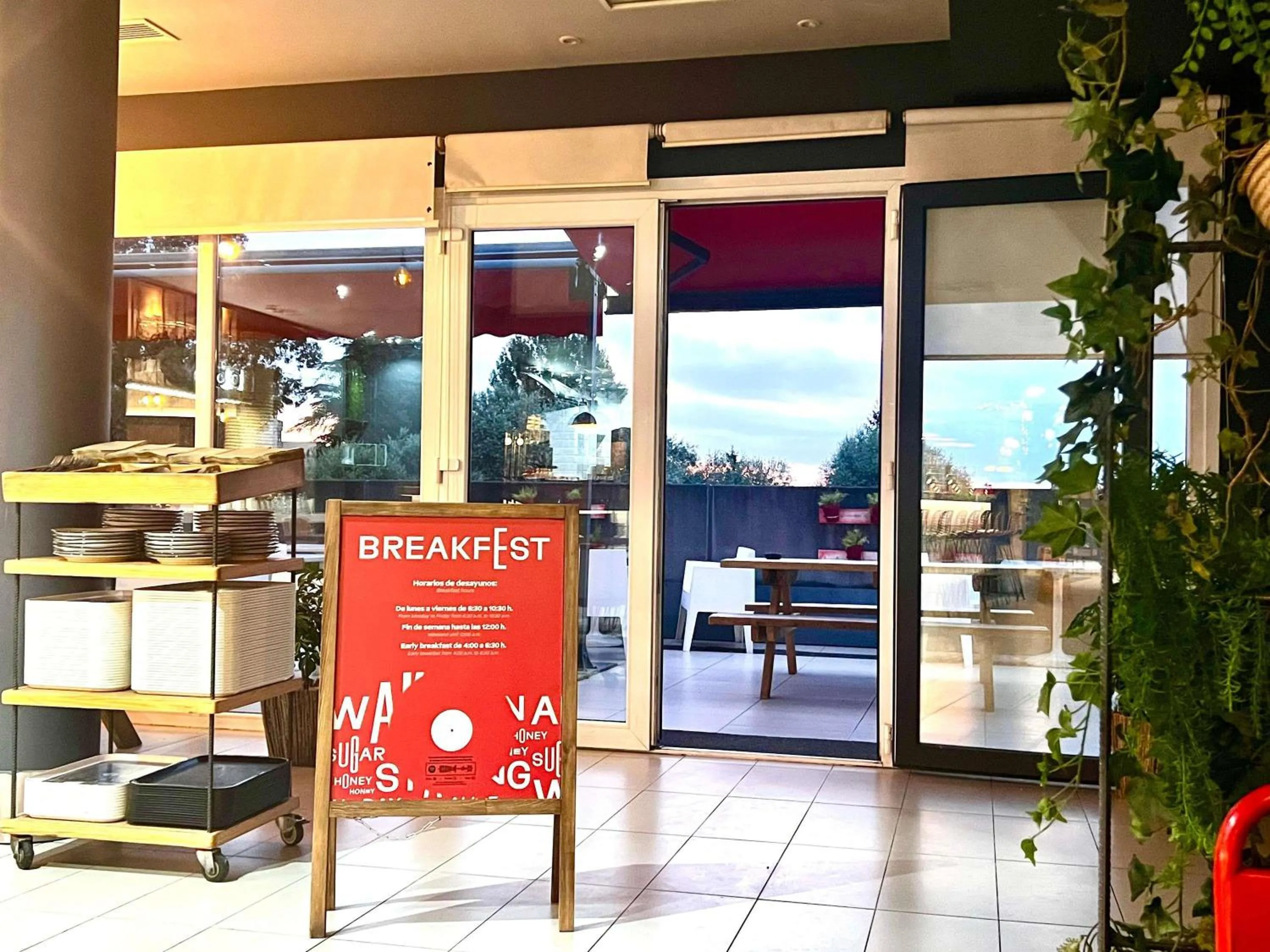 Breakfast in Ibis Budget Oviedo