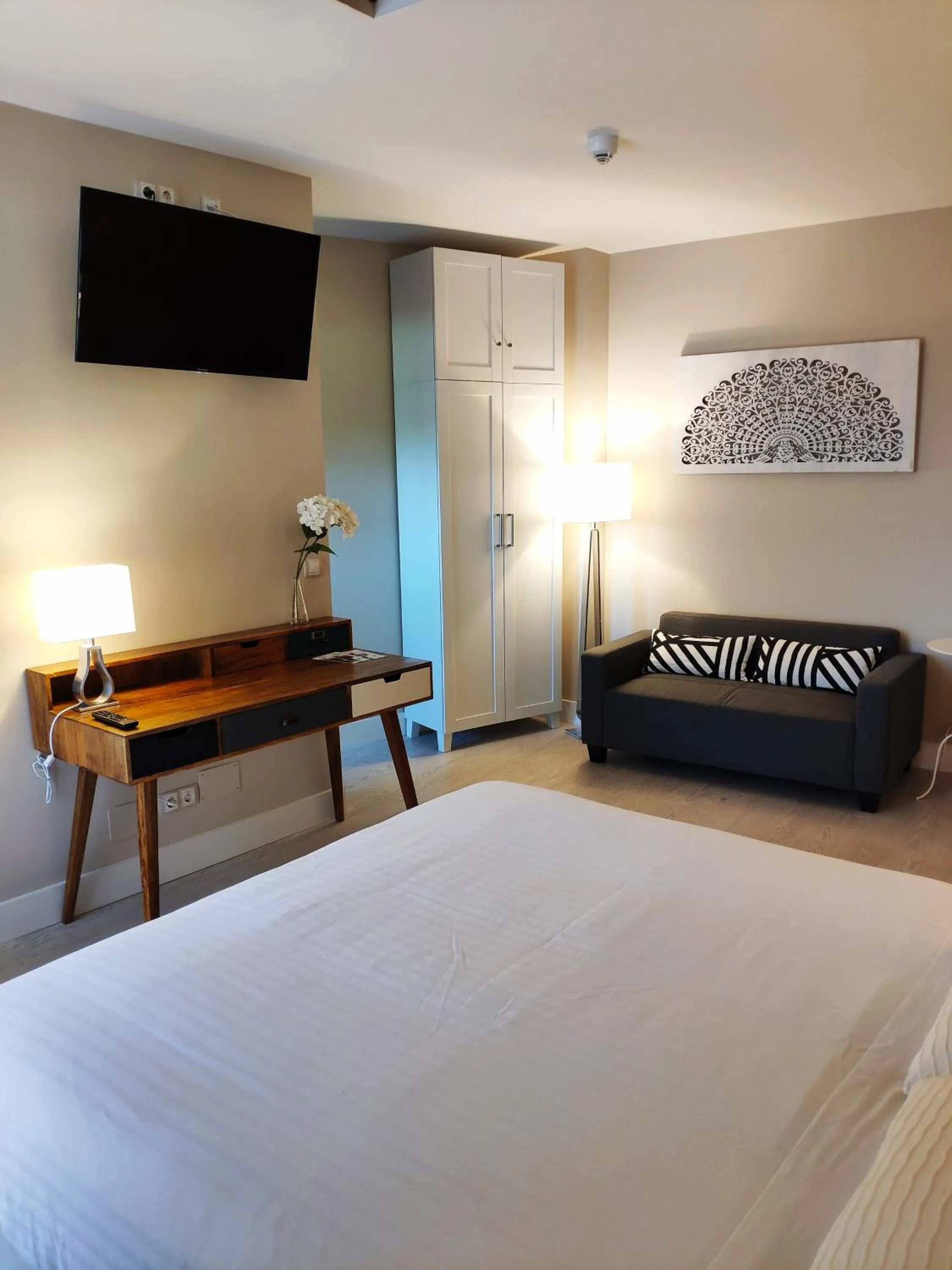 Bed in Hotel Puerta del Arco