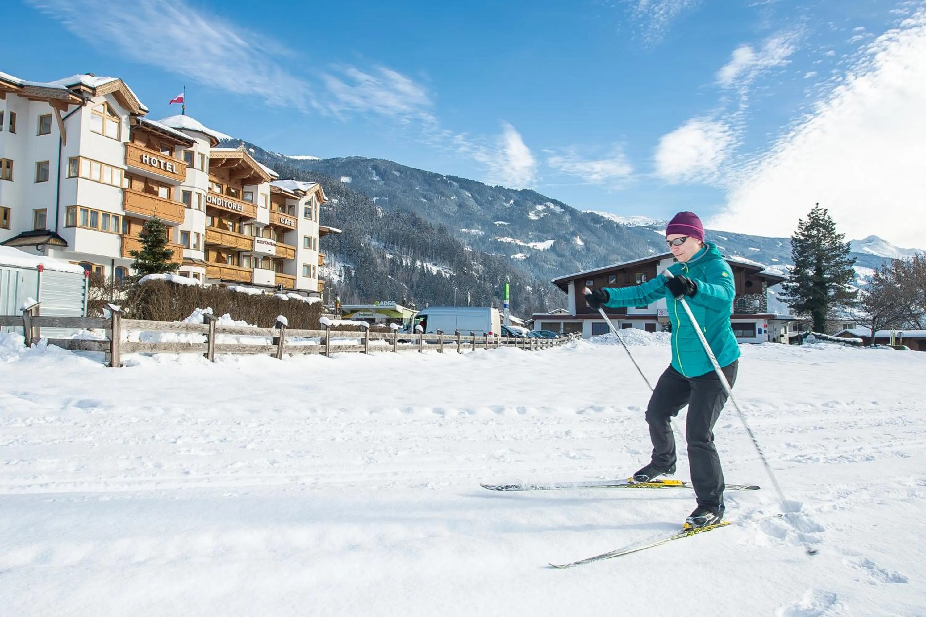 Skiing in Hotel Riedl im Zillertal