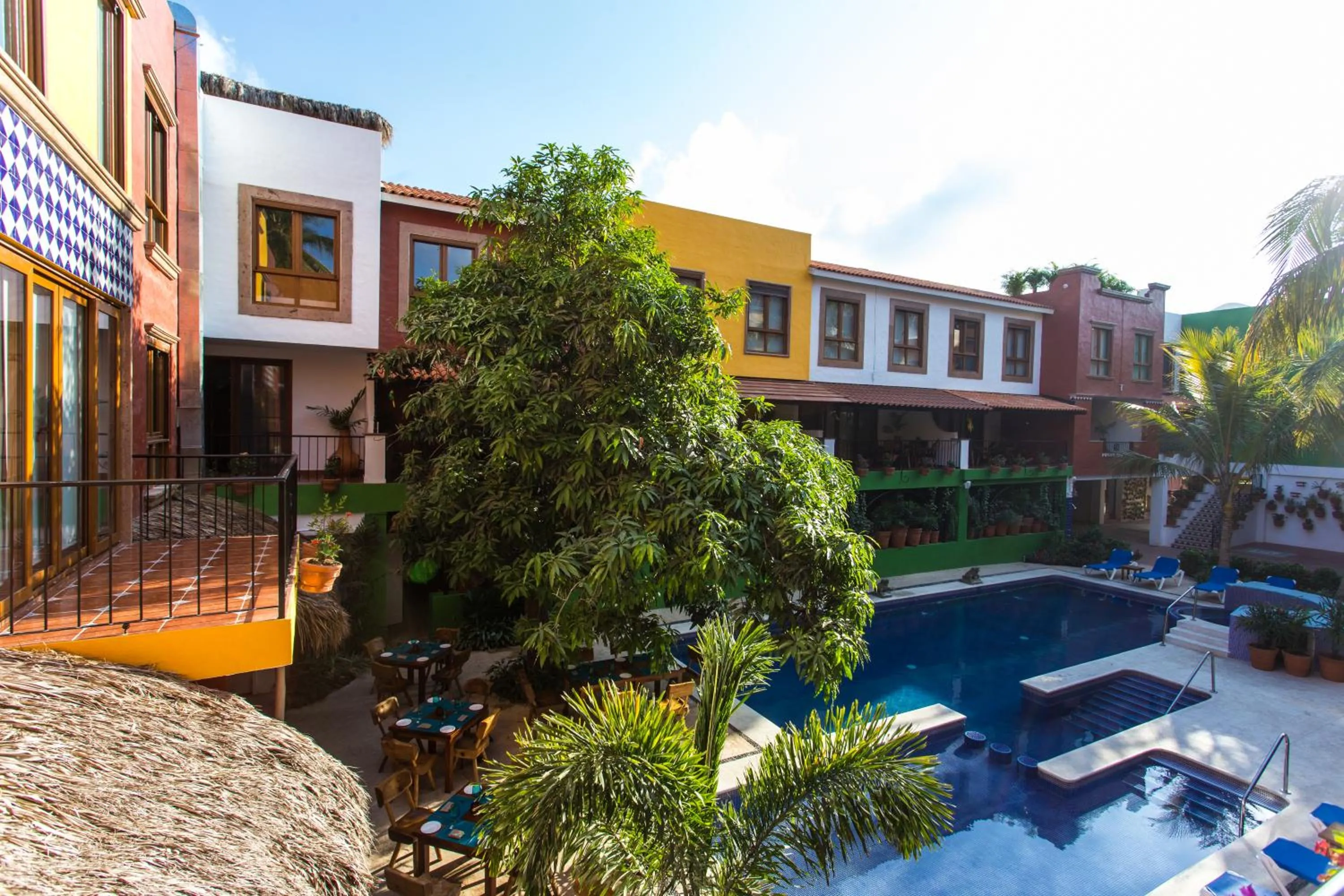 Property building in Casa Lotería -Pueblito Sayulita- Colorful, Family and Relax Experience with Private Parking and Pool