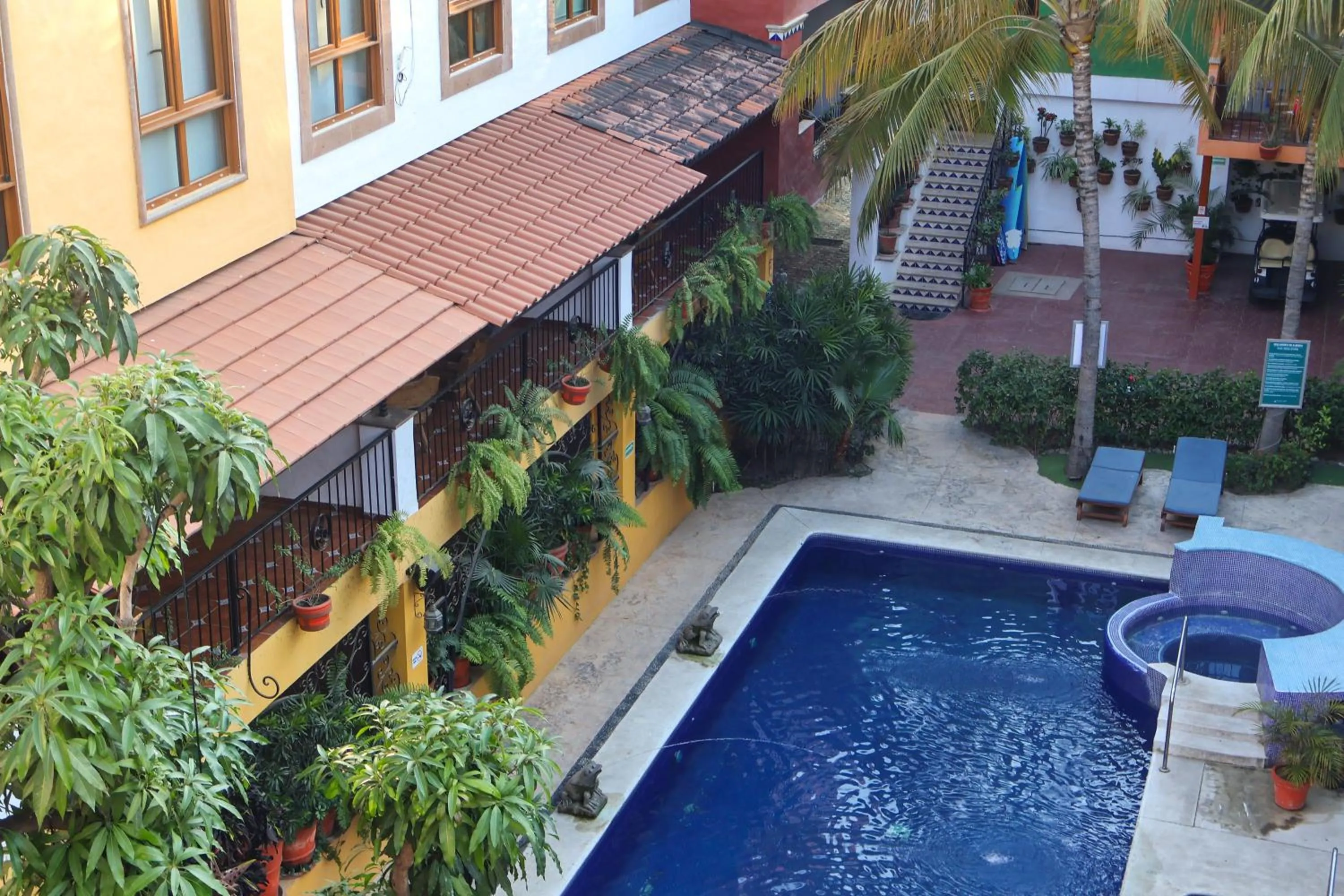 Swimming pool in Casa Lotería -Pueblito Sayulita- Colorful, Family and Relax Experience with Private Parking and Pool