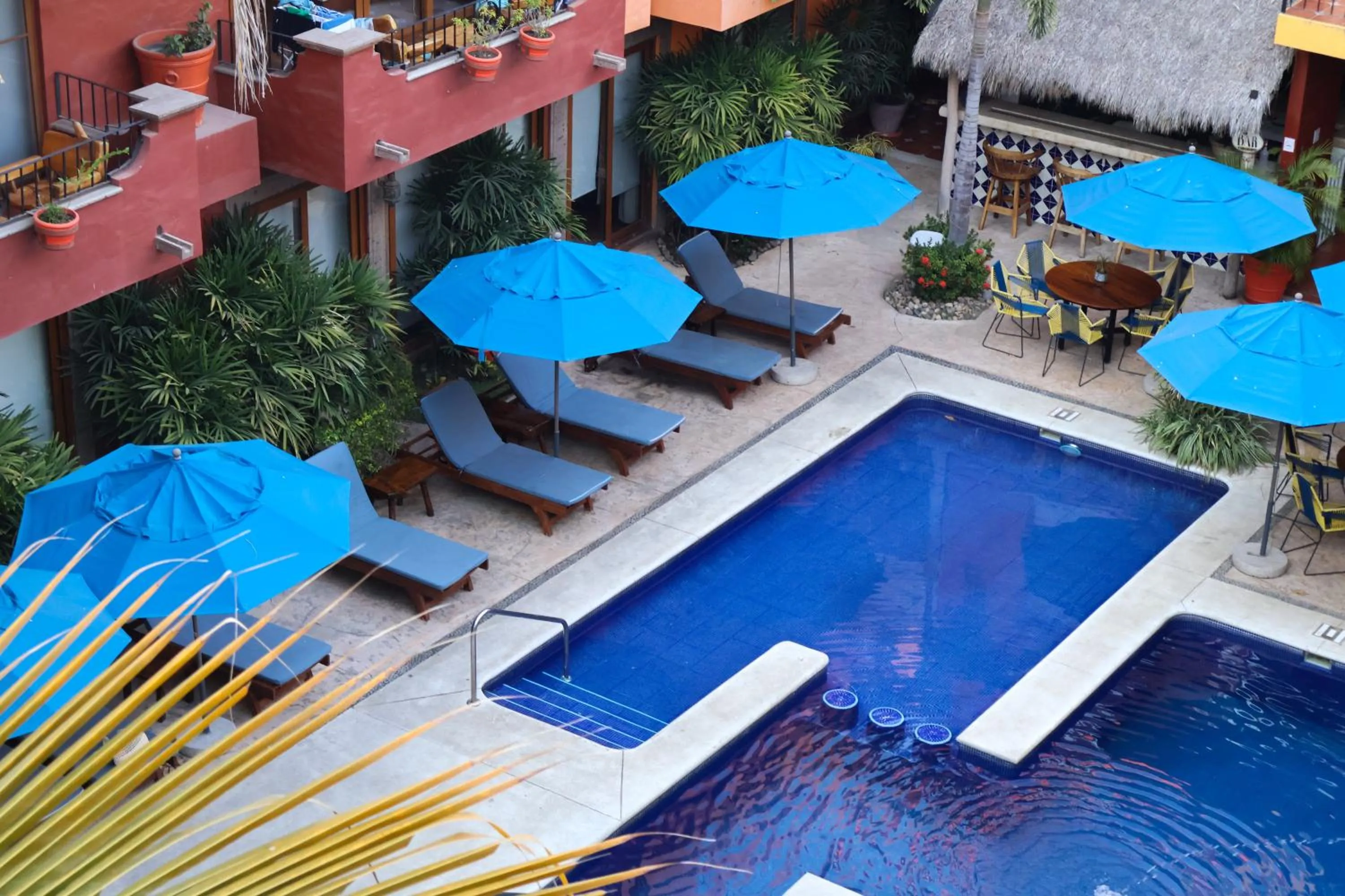 Swimming pool in Casa Lotería -Pueblito Sayulita- Colorful, Family and Relax Experience with Private Parking and Pool