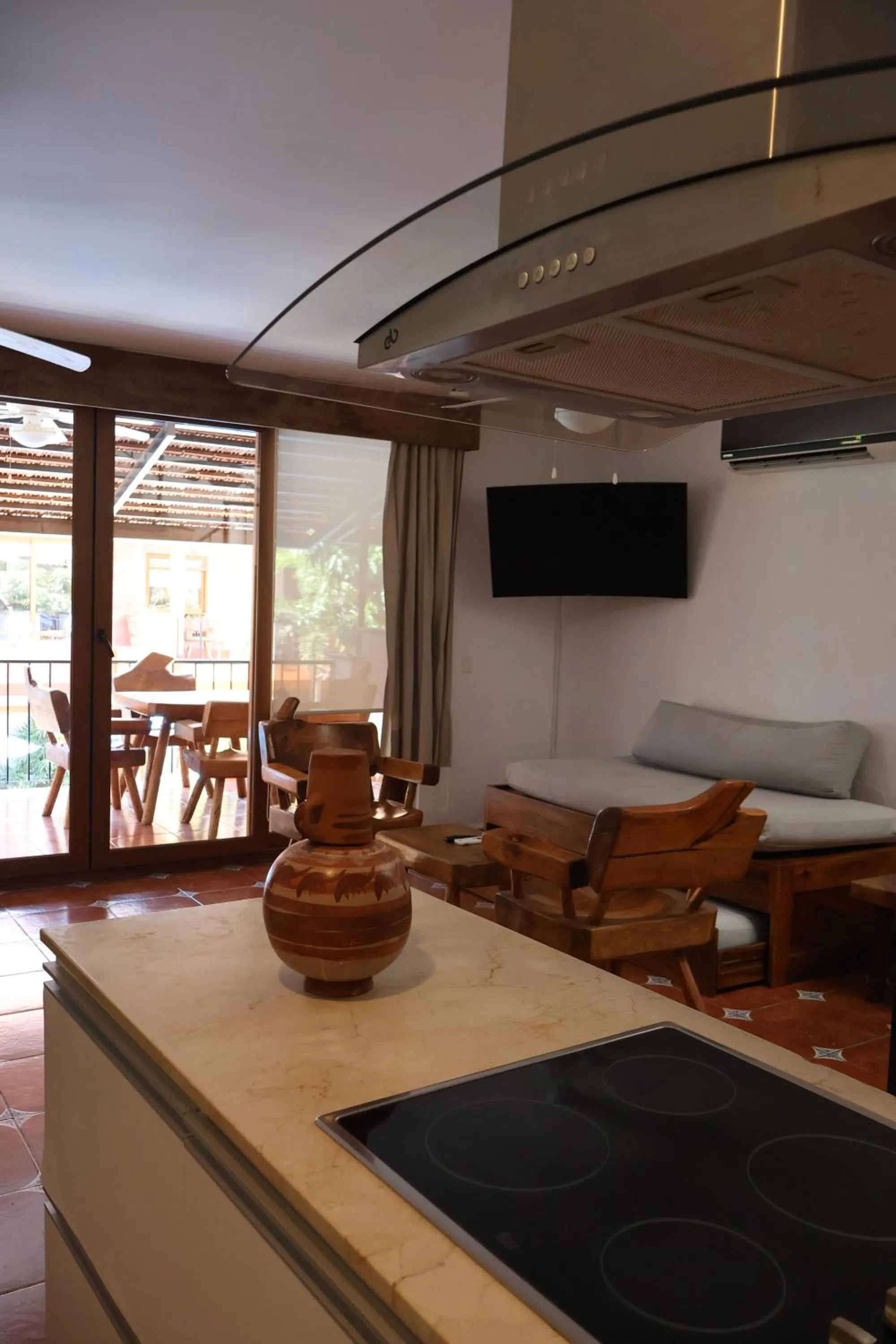 Balcony/Terrace in Casa Lotería -Pueblito Sayulita- Colorful, Family and Relax Experience with Private Parking and Pool