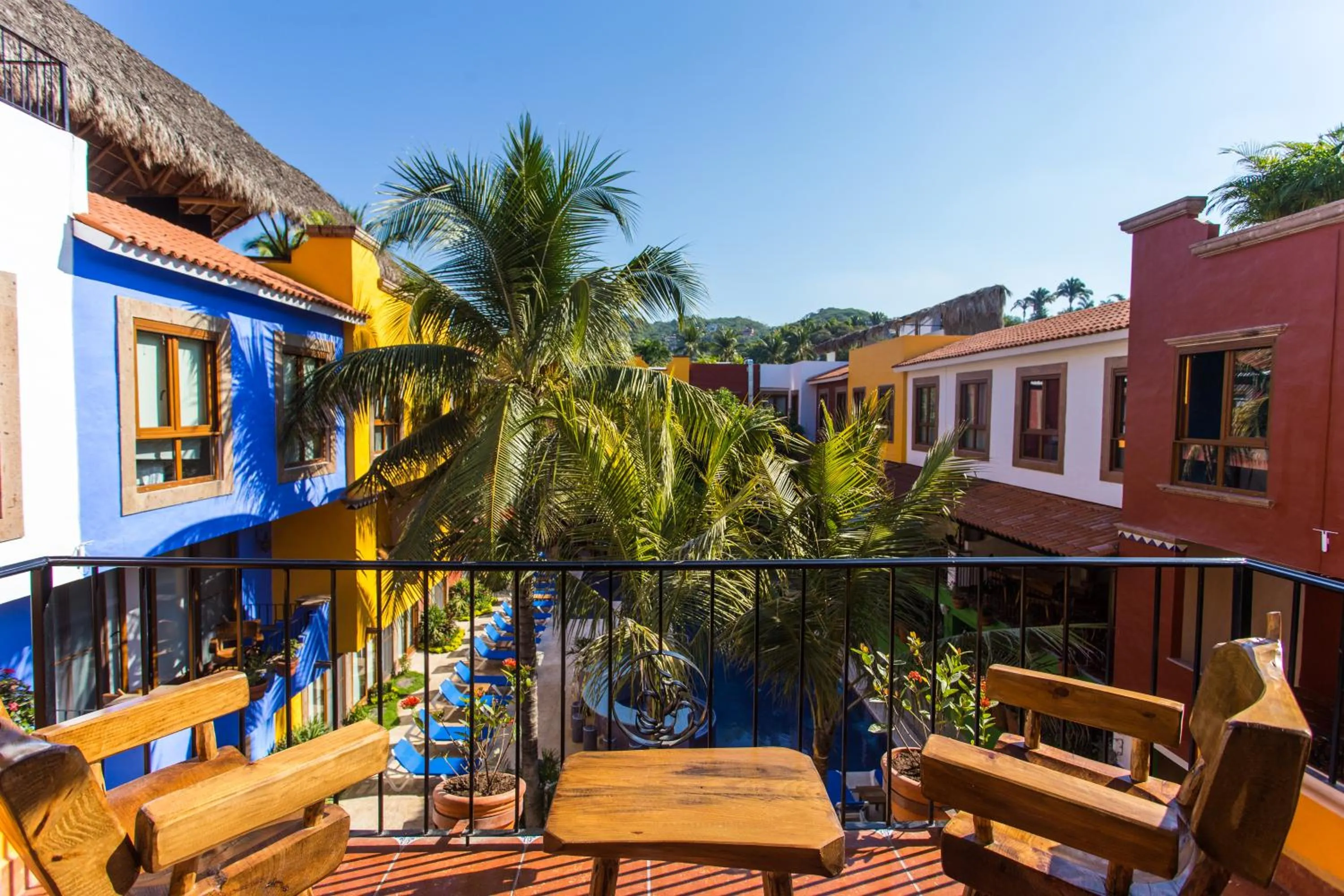 Balcony/Terrace in Casa Lotería -Pueblito Sayulita- Colorful, Family and Relax Experience with Private Parking and Pool
