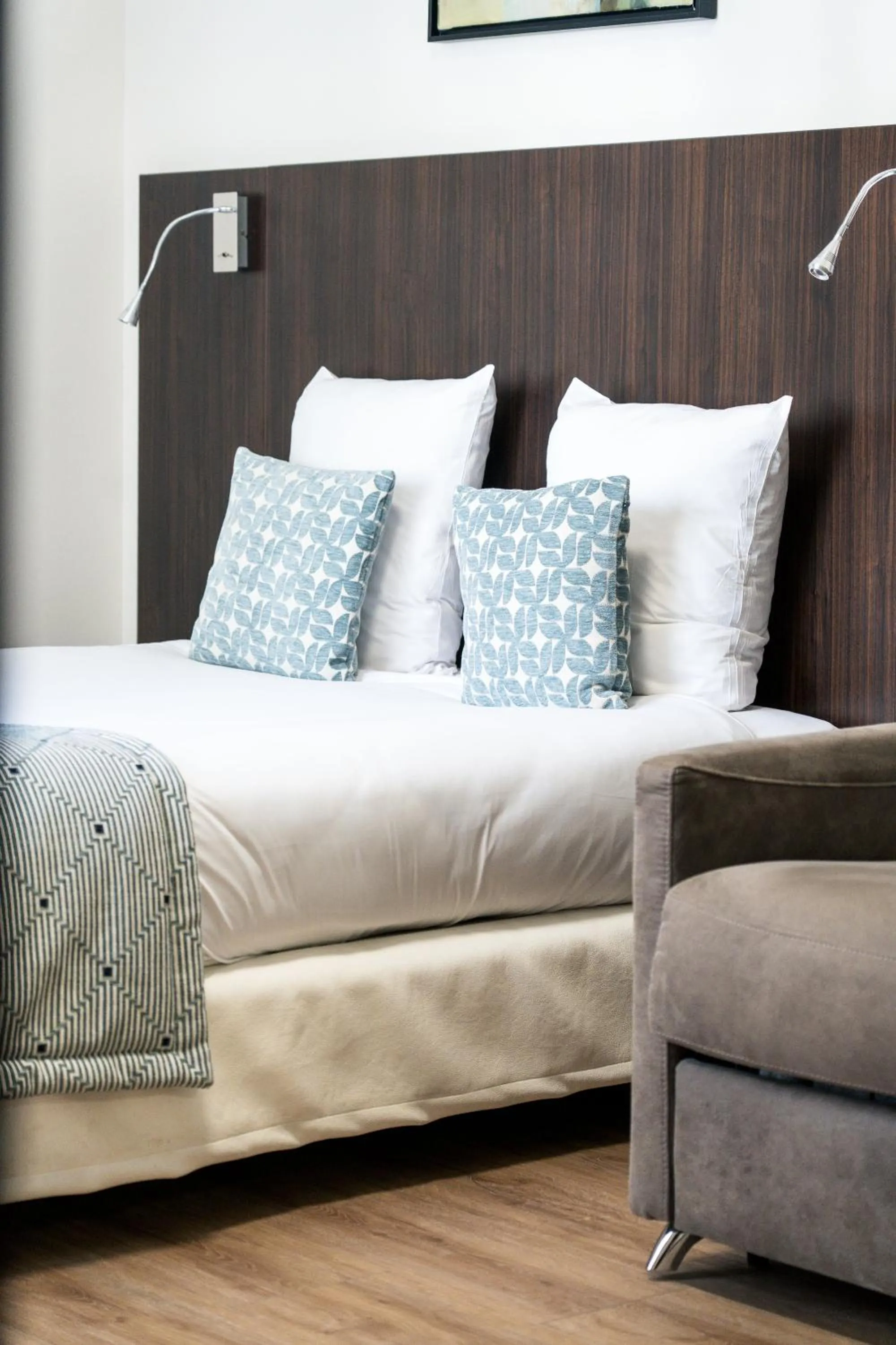 Decorative detail, Bed in Hotel Corona -Rodier-