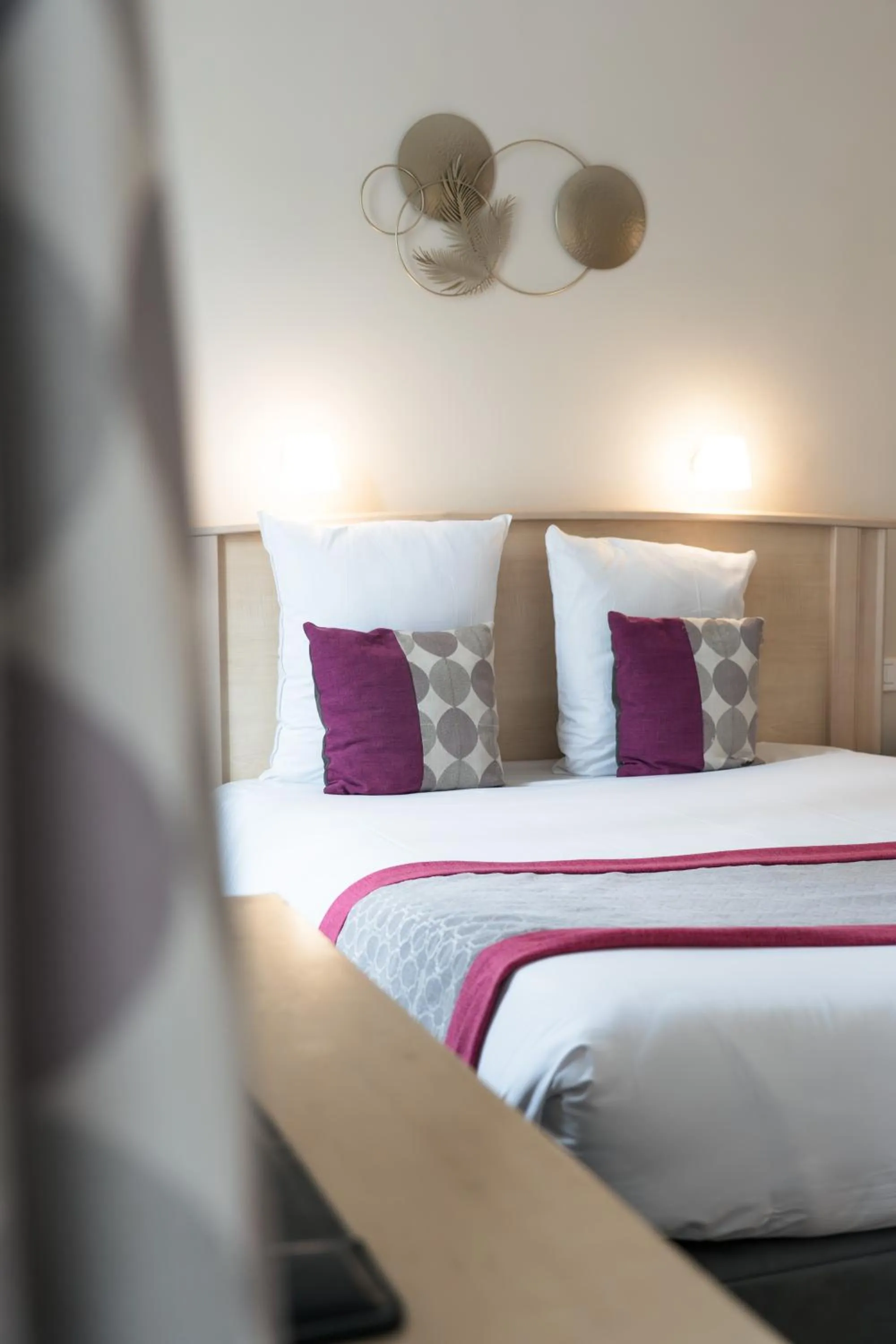 Decorative detail, Bed in Hotel Corona -Rodier-