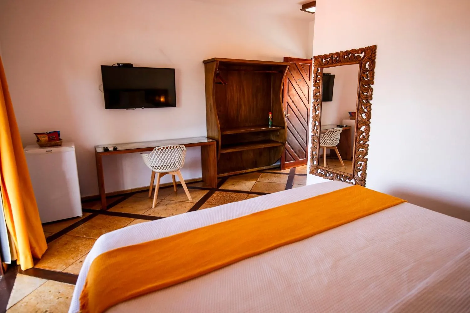 Bed in Pousada Tranquilandia Village