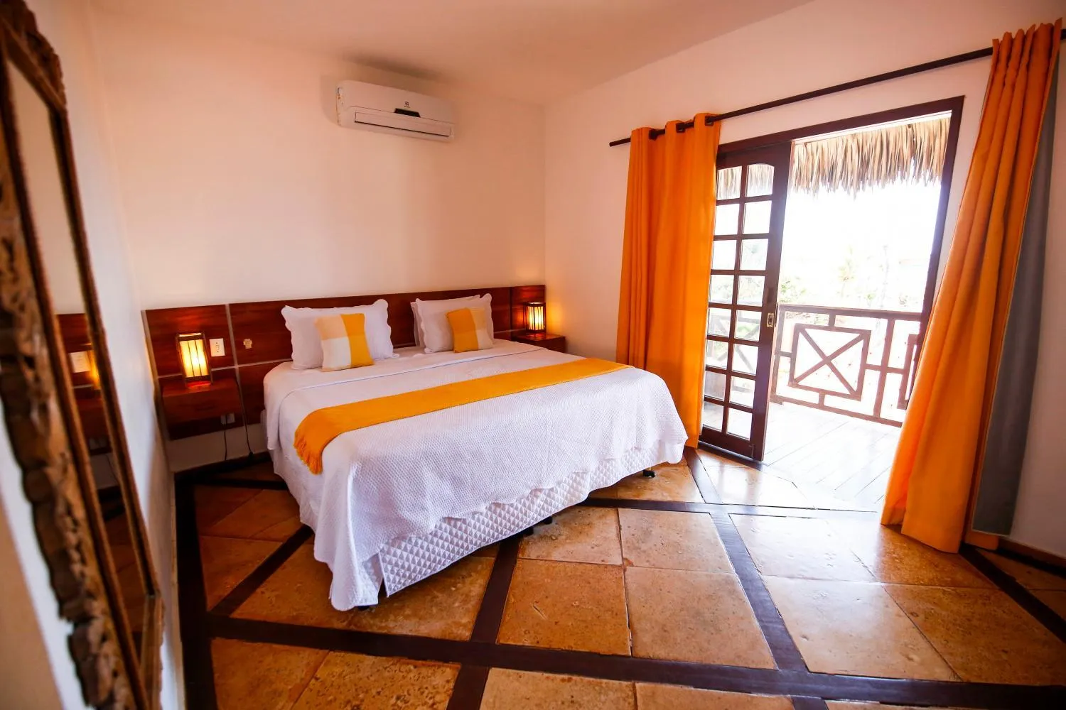 Bed in Pousada Tranquilandia Village