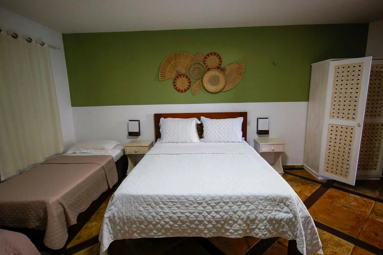 Bed in Pousada Tranquilandia Village