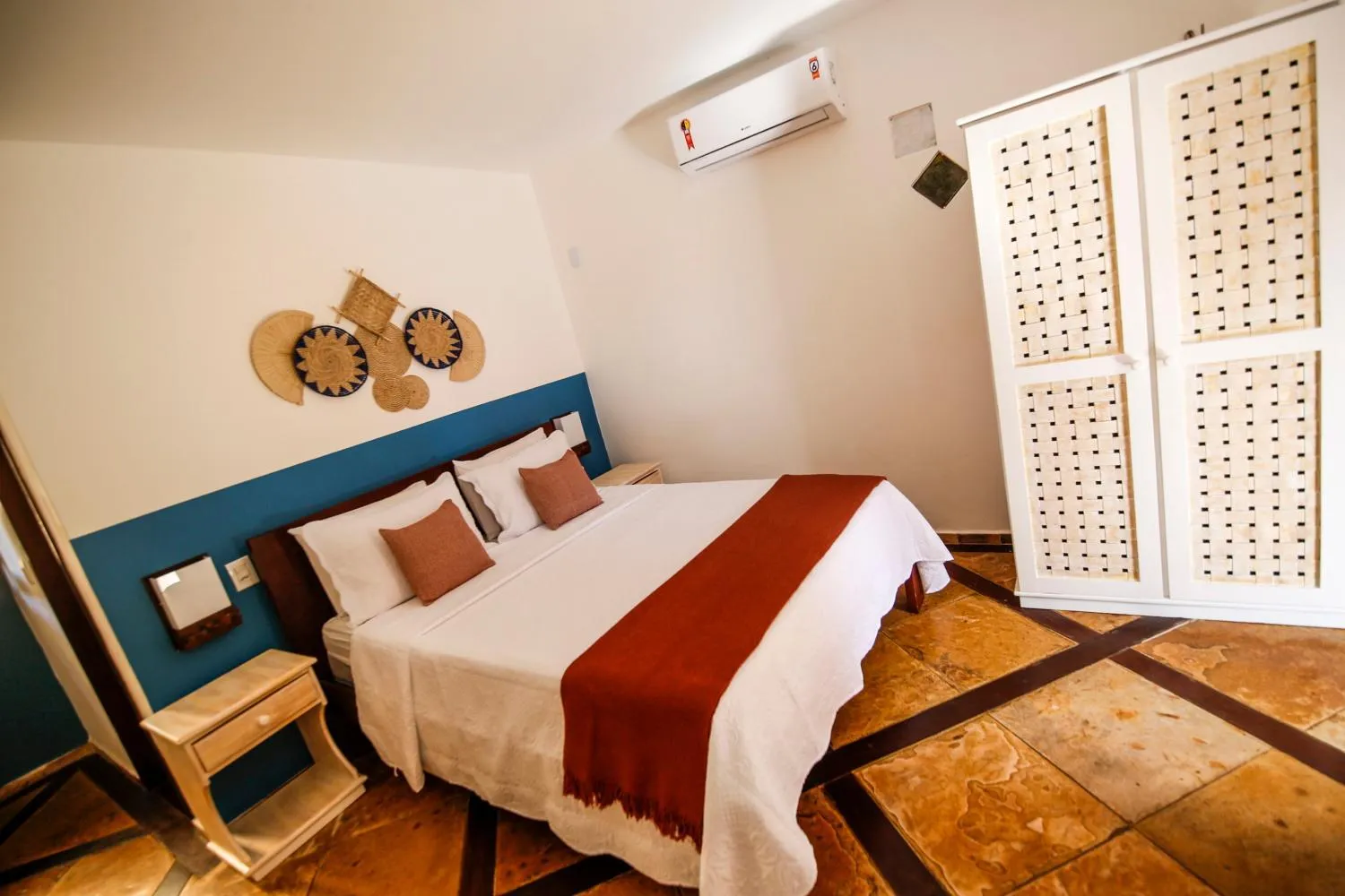 Bed in Pousada Tranquilandia Village