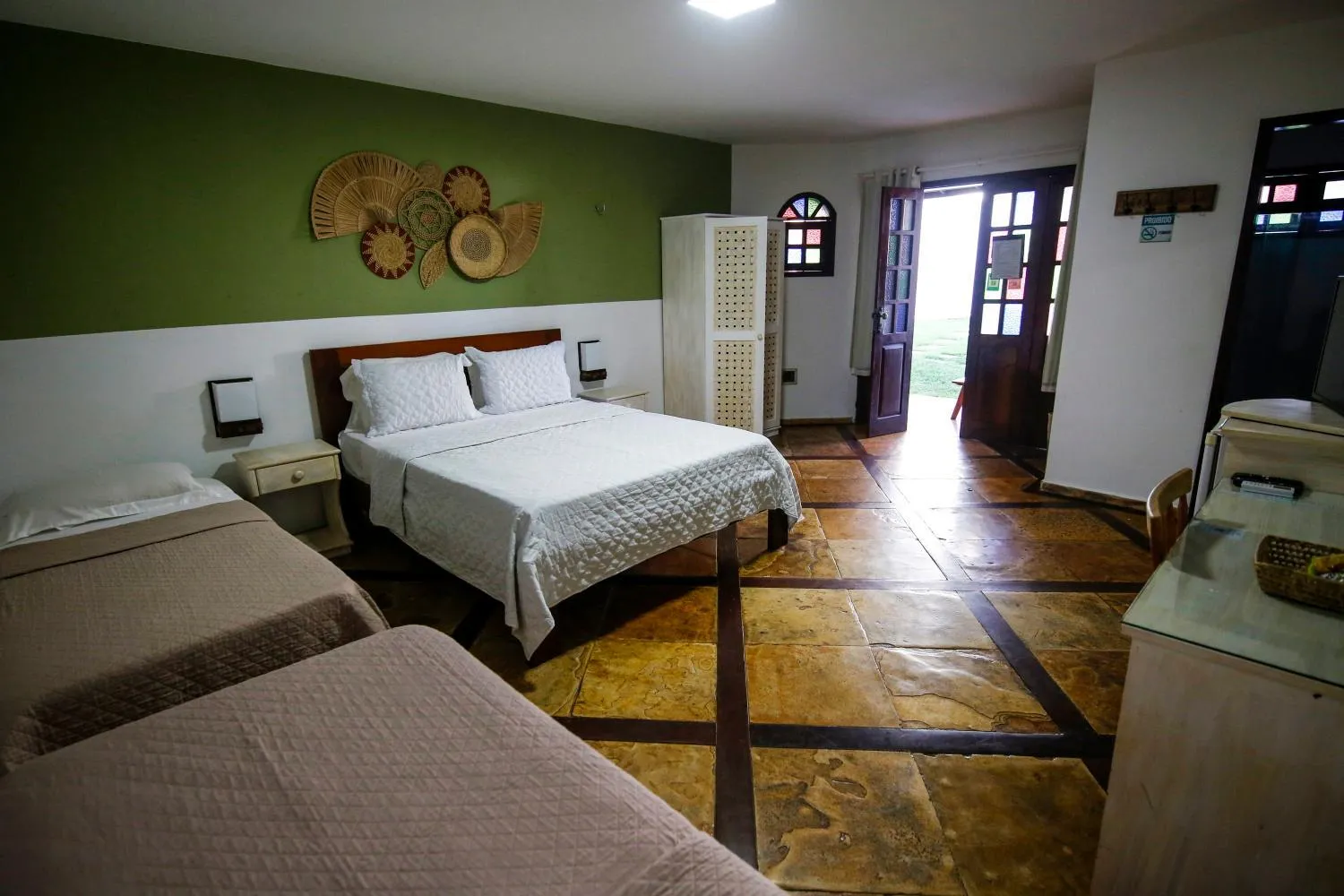 Bed in Pousada Tranquilandia Village