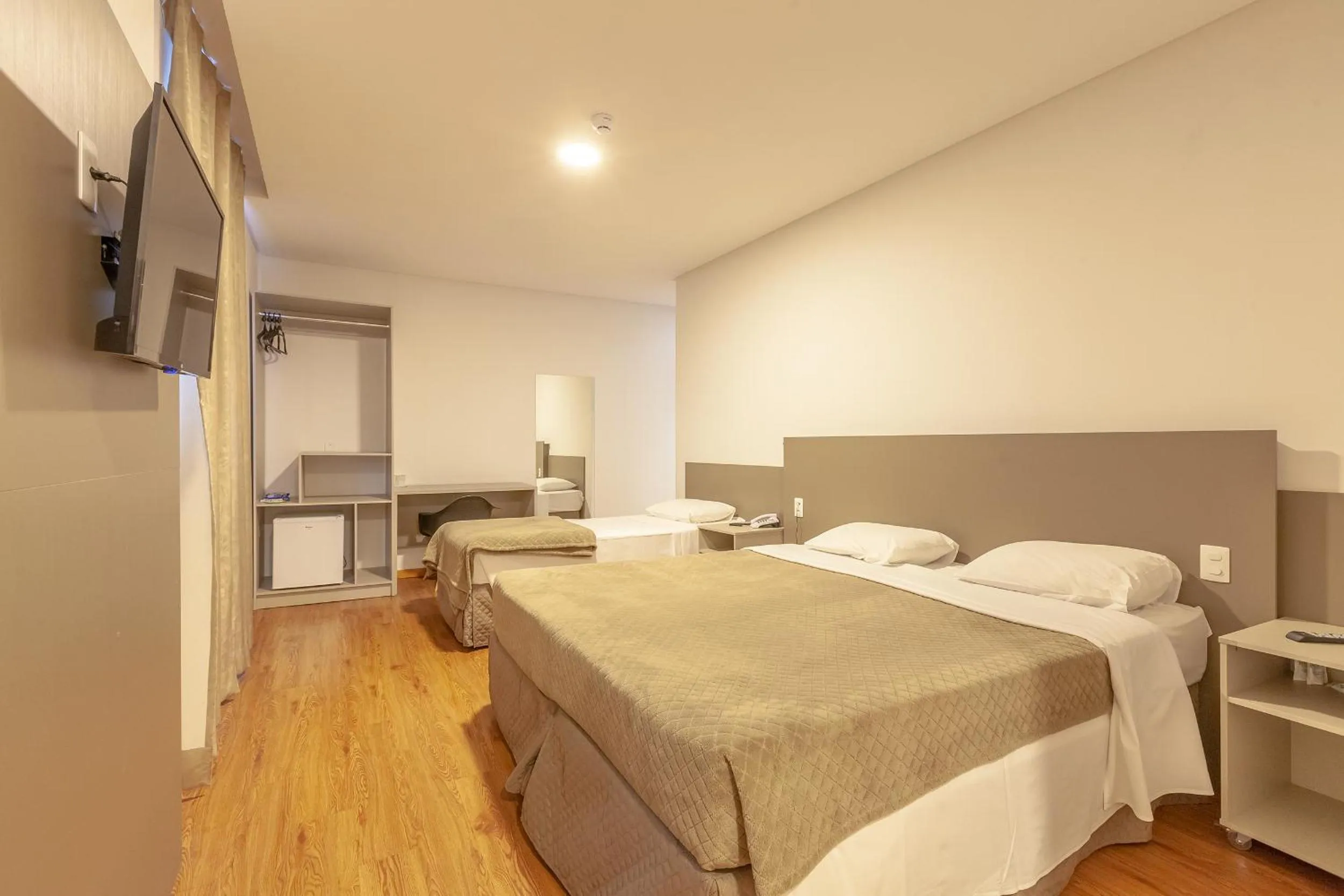 Bed in Tri Hotel São João Batista