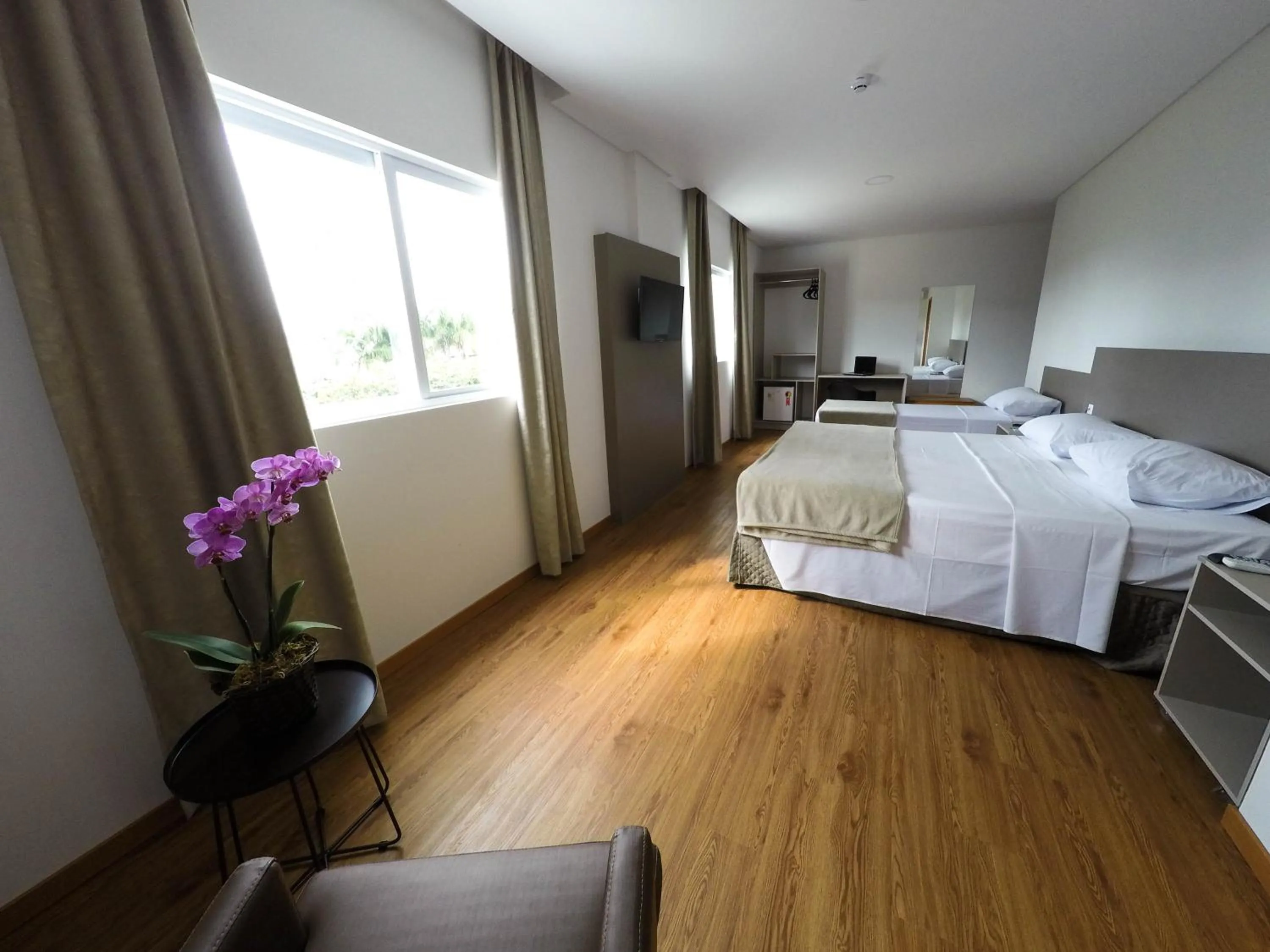 Bed in Tri Hotel São João Batista