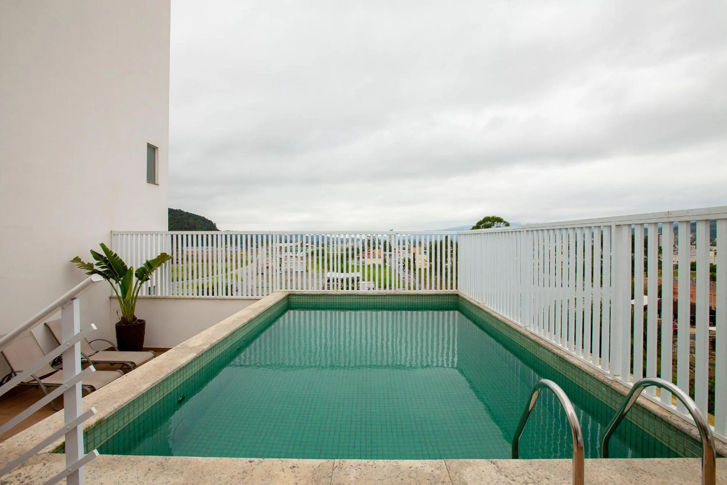 Balcony/Terrace in Tri Hotel São João Batista