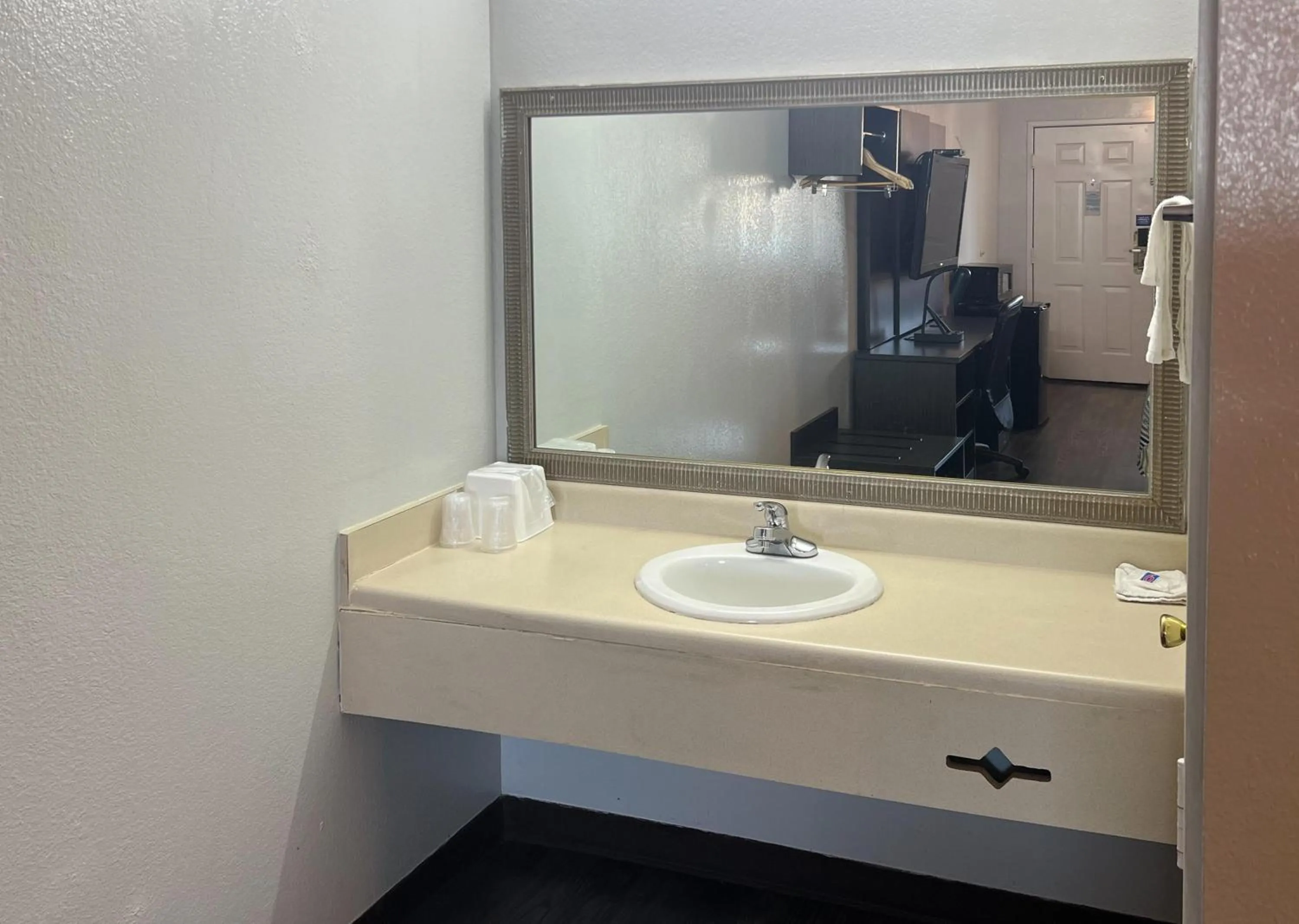 Bathroom in Motel 6-Ozark, AR