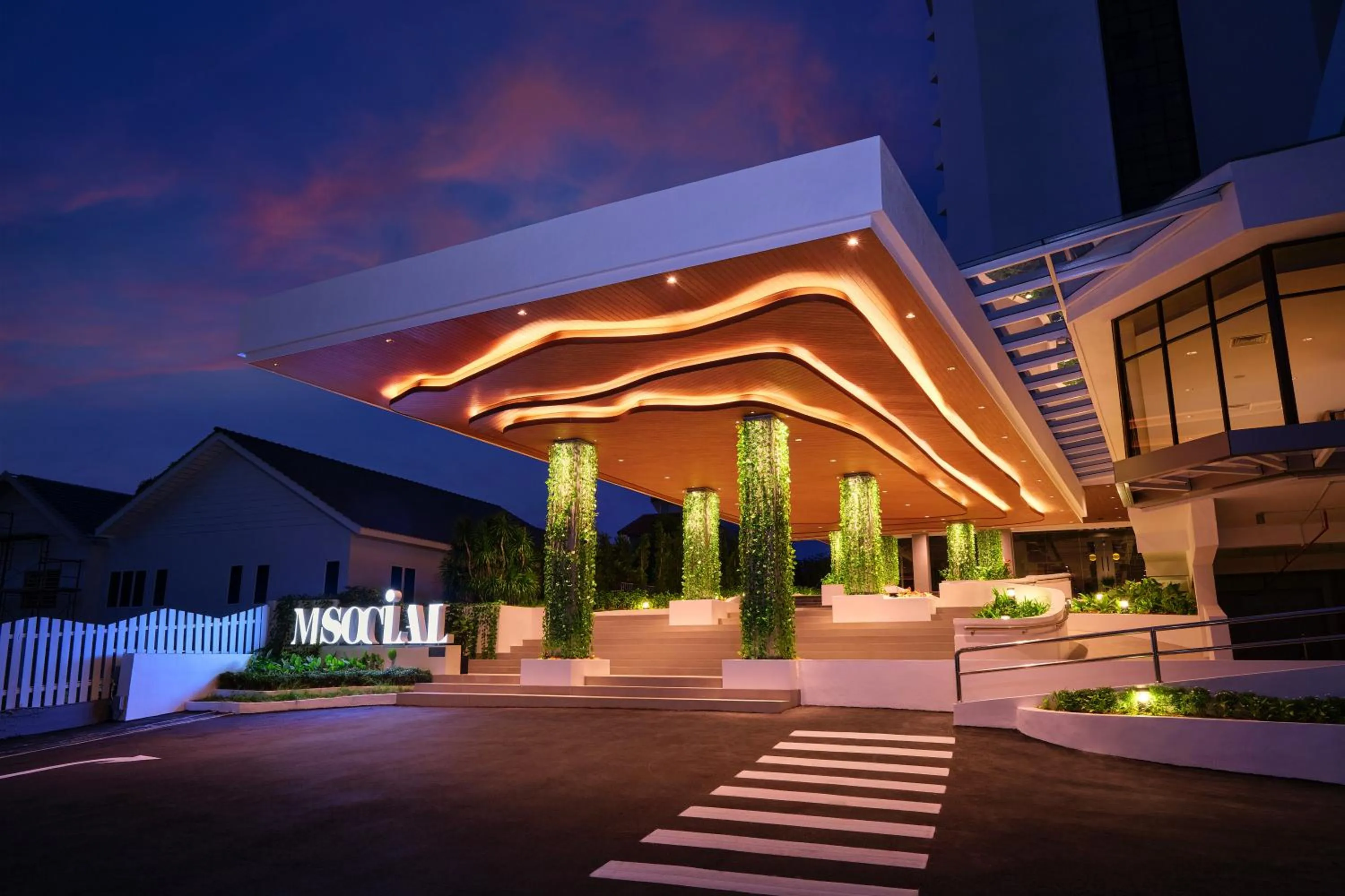 Facade/entrance in M Social Resort Penang