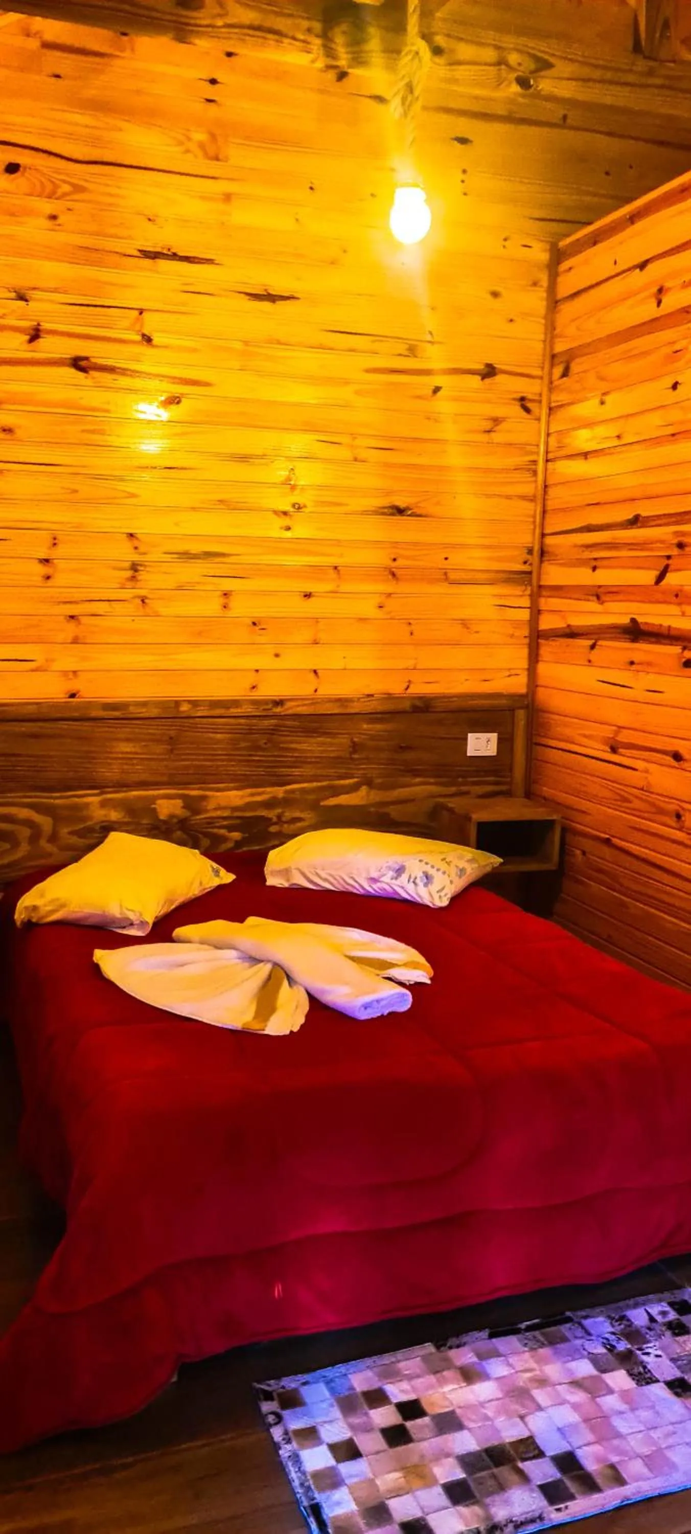 Bed in Pousada Santa Terezinha