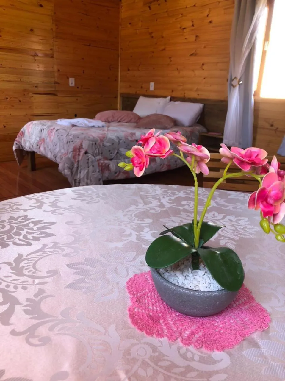 Bed in Pousada Santa Terezinha