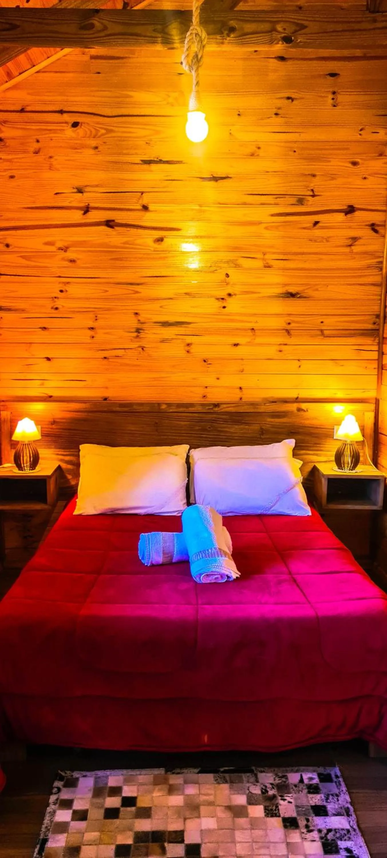 Bed in Pousada Santa Terezinha