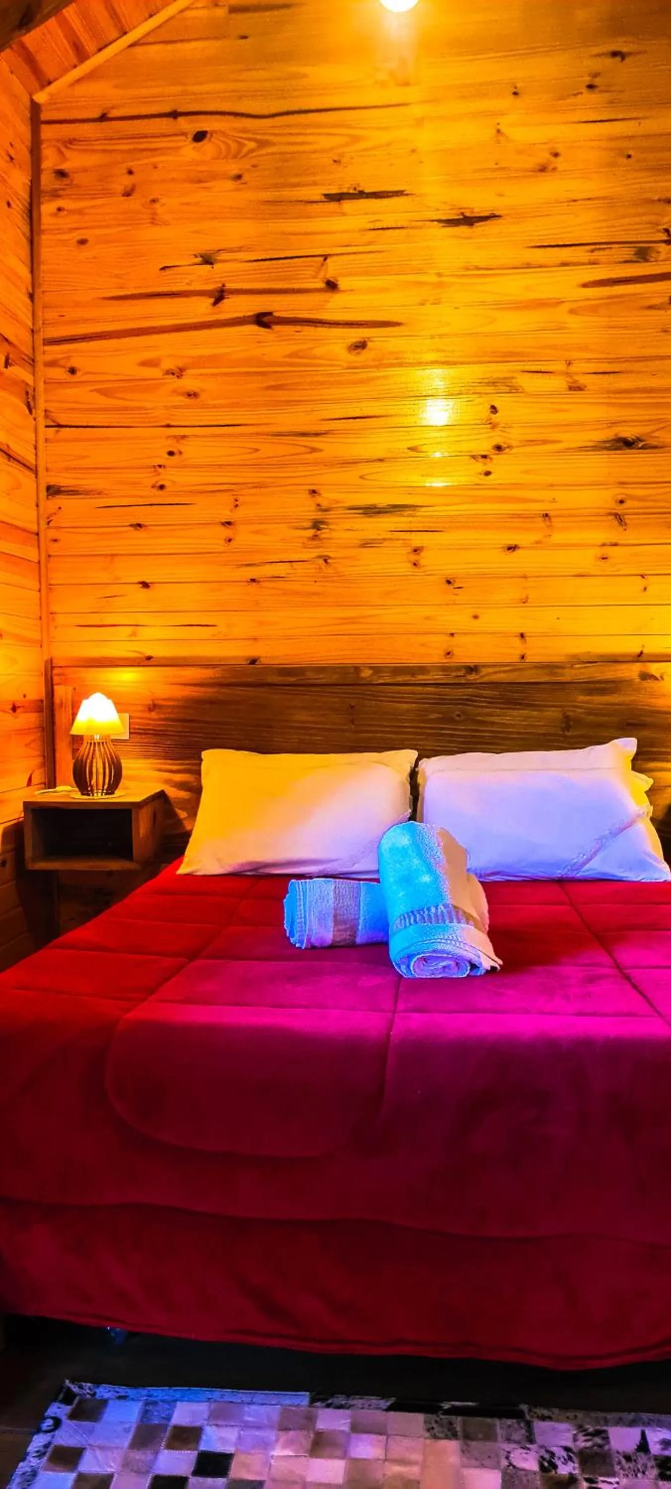 Bed in Pousada Santa Terezinha