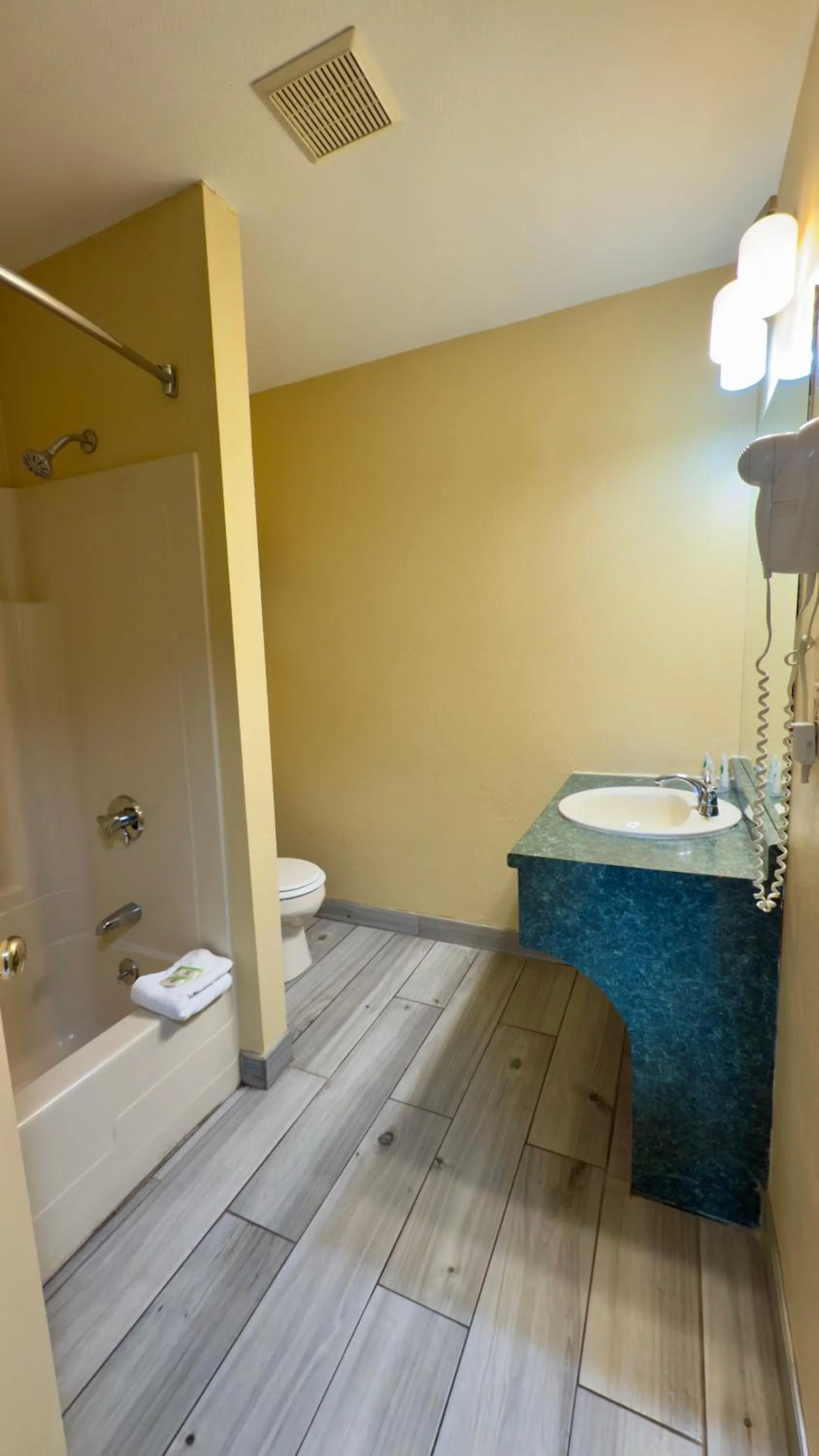 Toilet in Swiss Chalets Village Inn