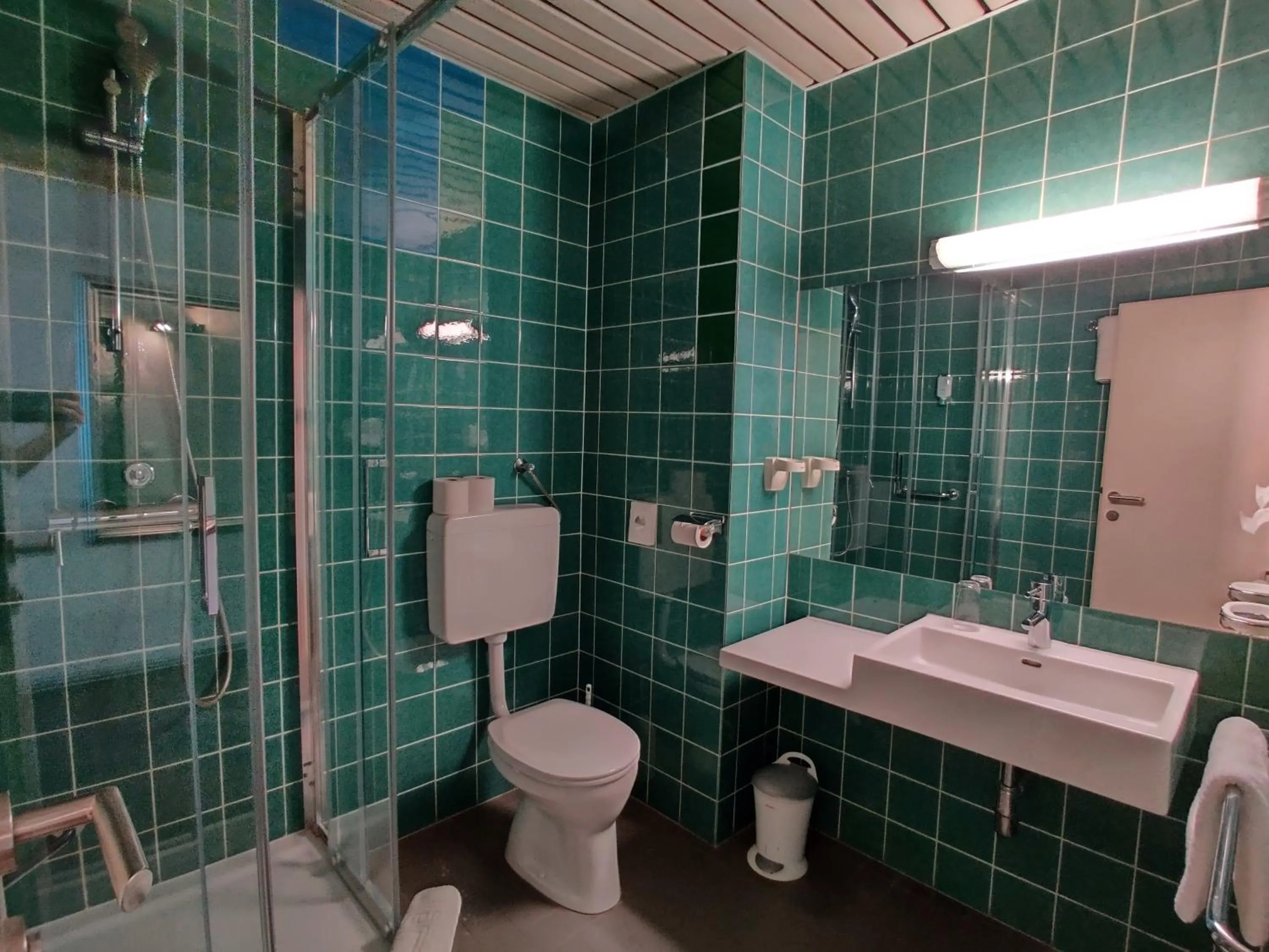 Shower in College Garden Hotel