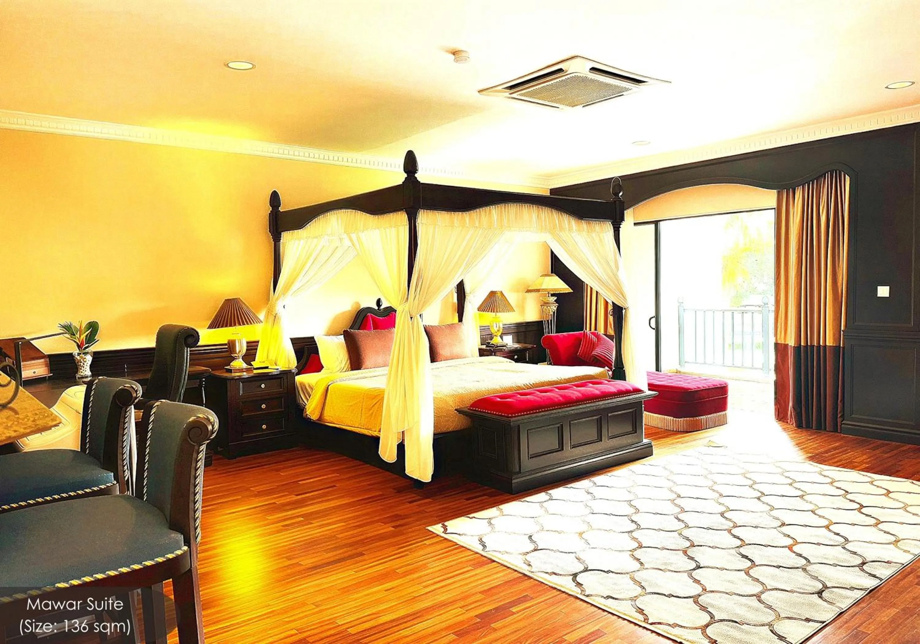 Bed in Cyberview Resort & Spa