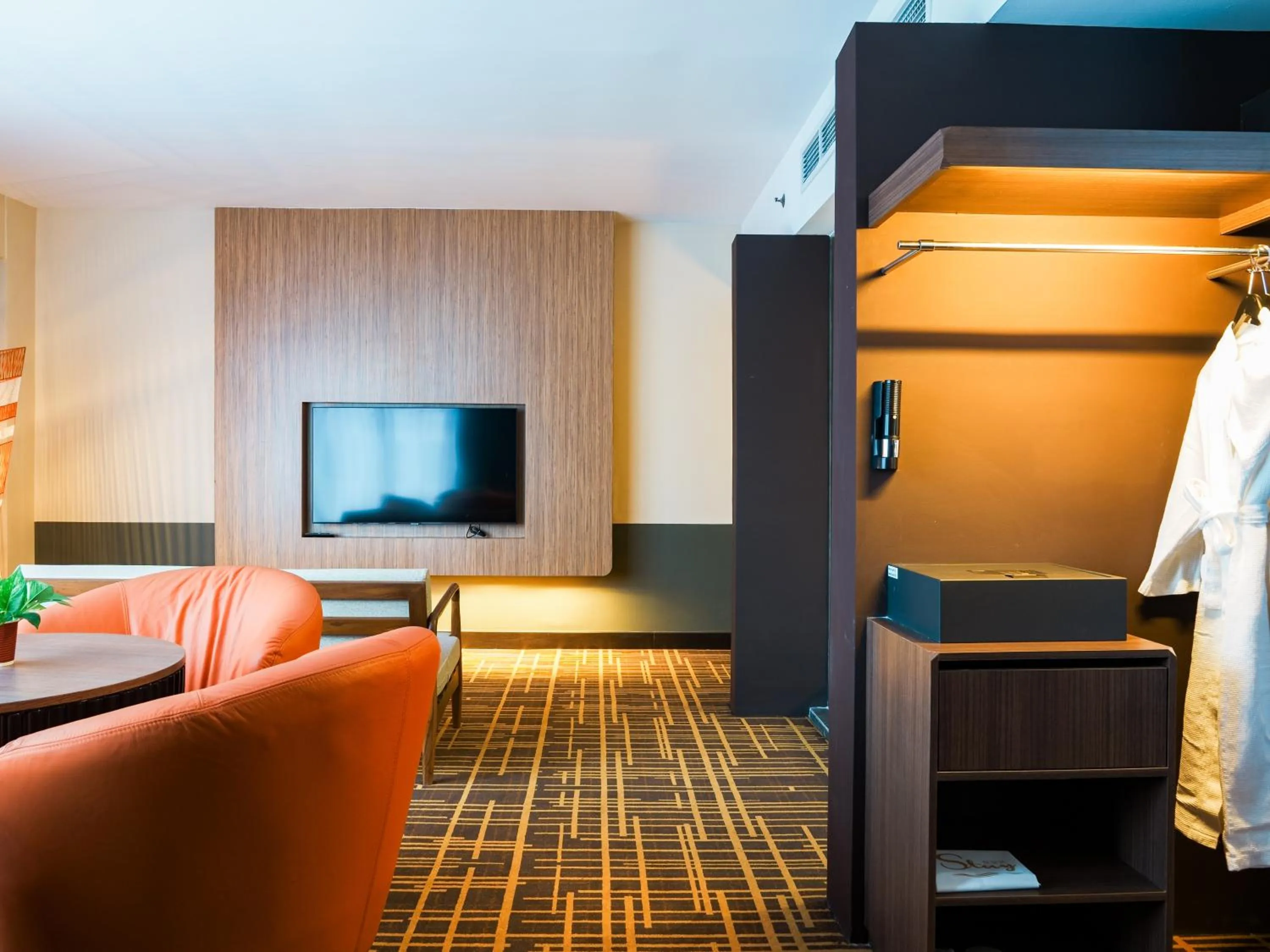 Living room, Bed in Starus Hotel Bukit Bintang