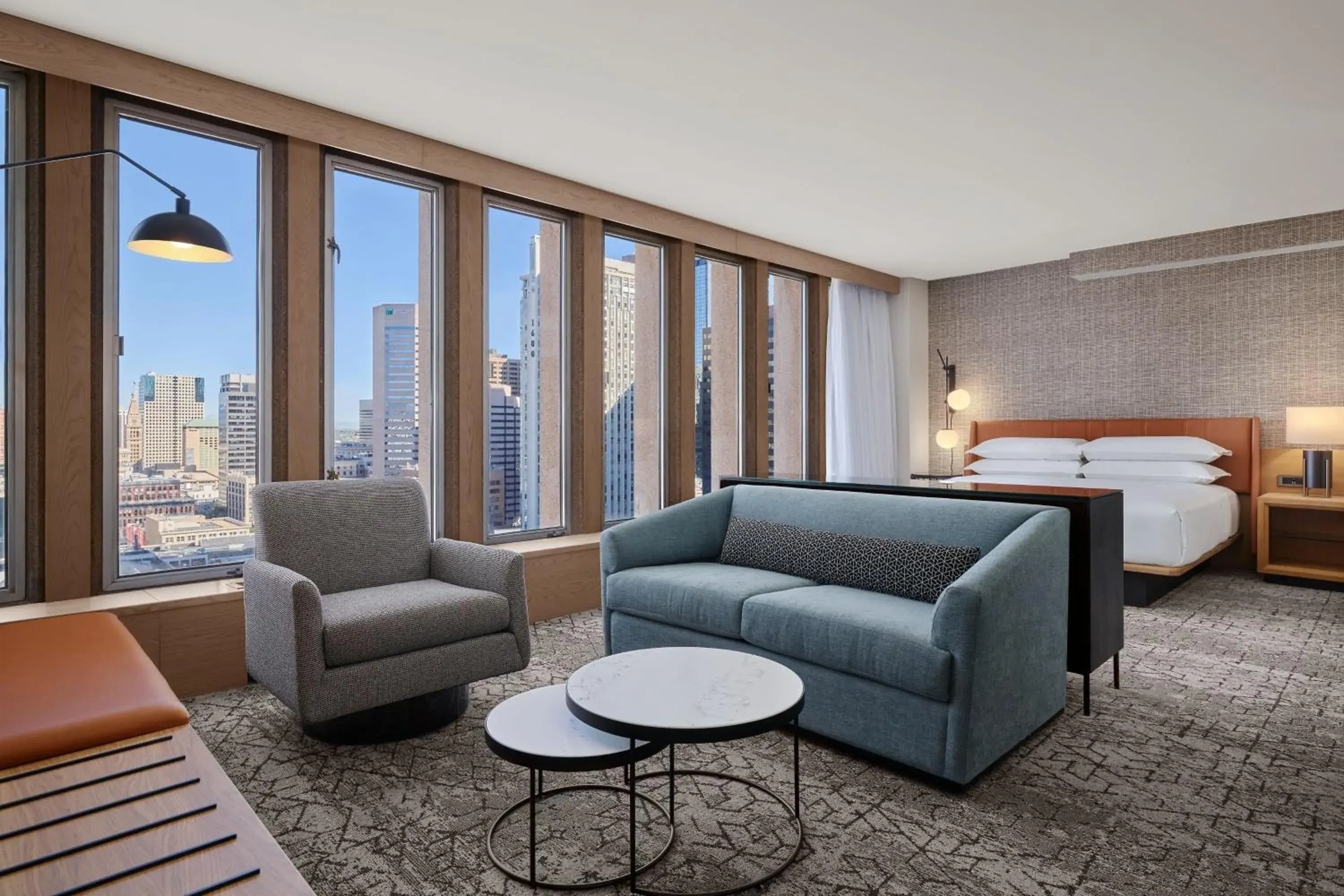 Larger King Room with Sofa Bed in Sheraton Denver Downtown Hotel Larger King Room with Sofa Bed in Sheraton Denver Downtown Hotel