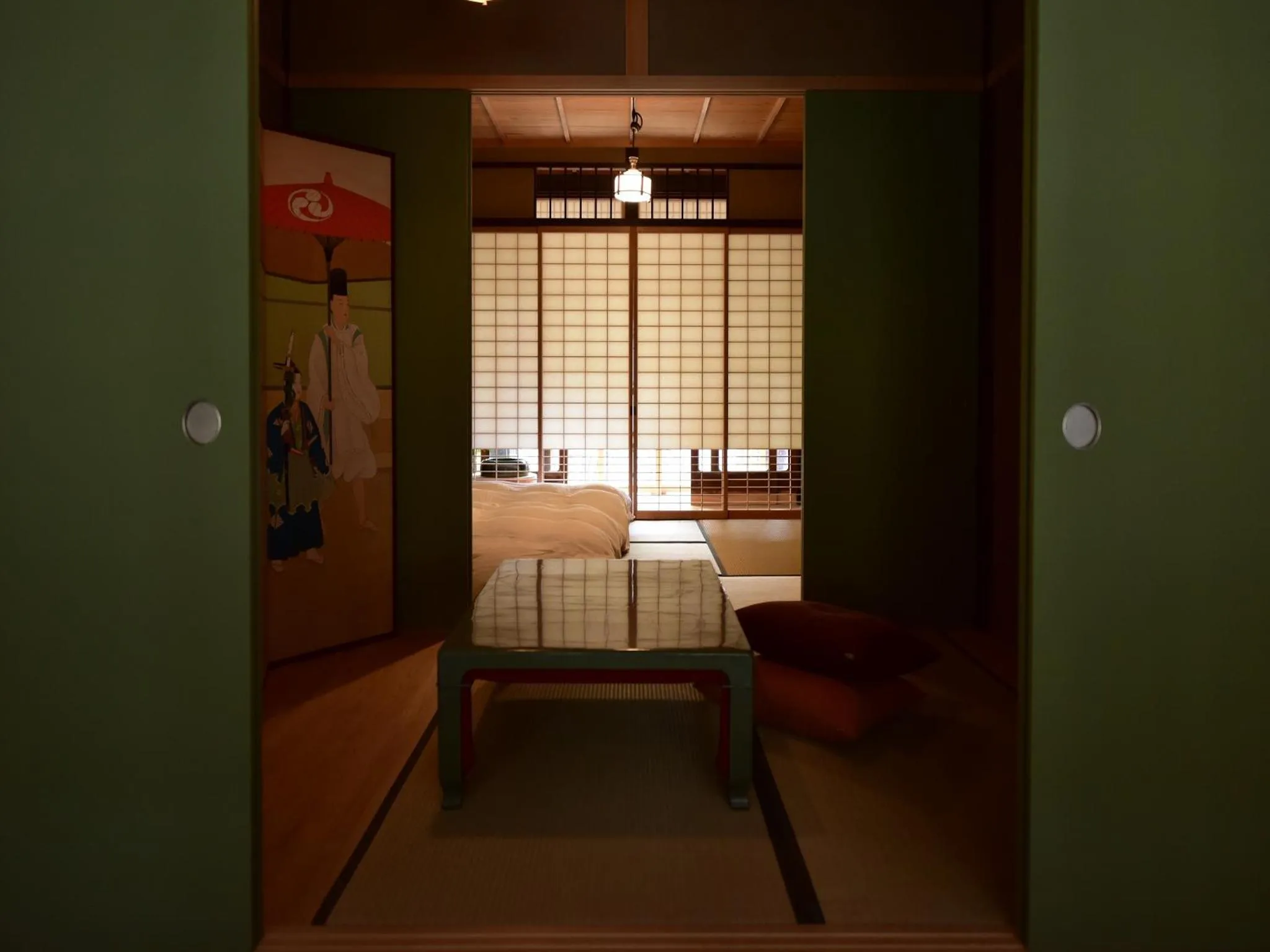Dining area, Bed in Yado Kiramachi