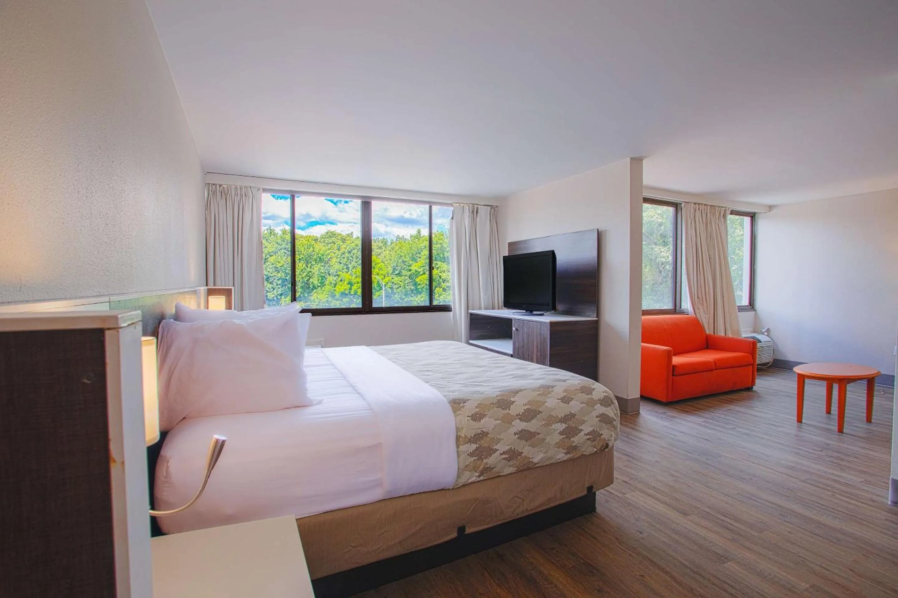 Bedroom, Bed in Americas Best Value Inn Winston-Salem