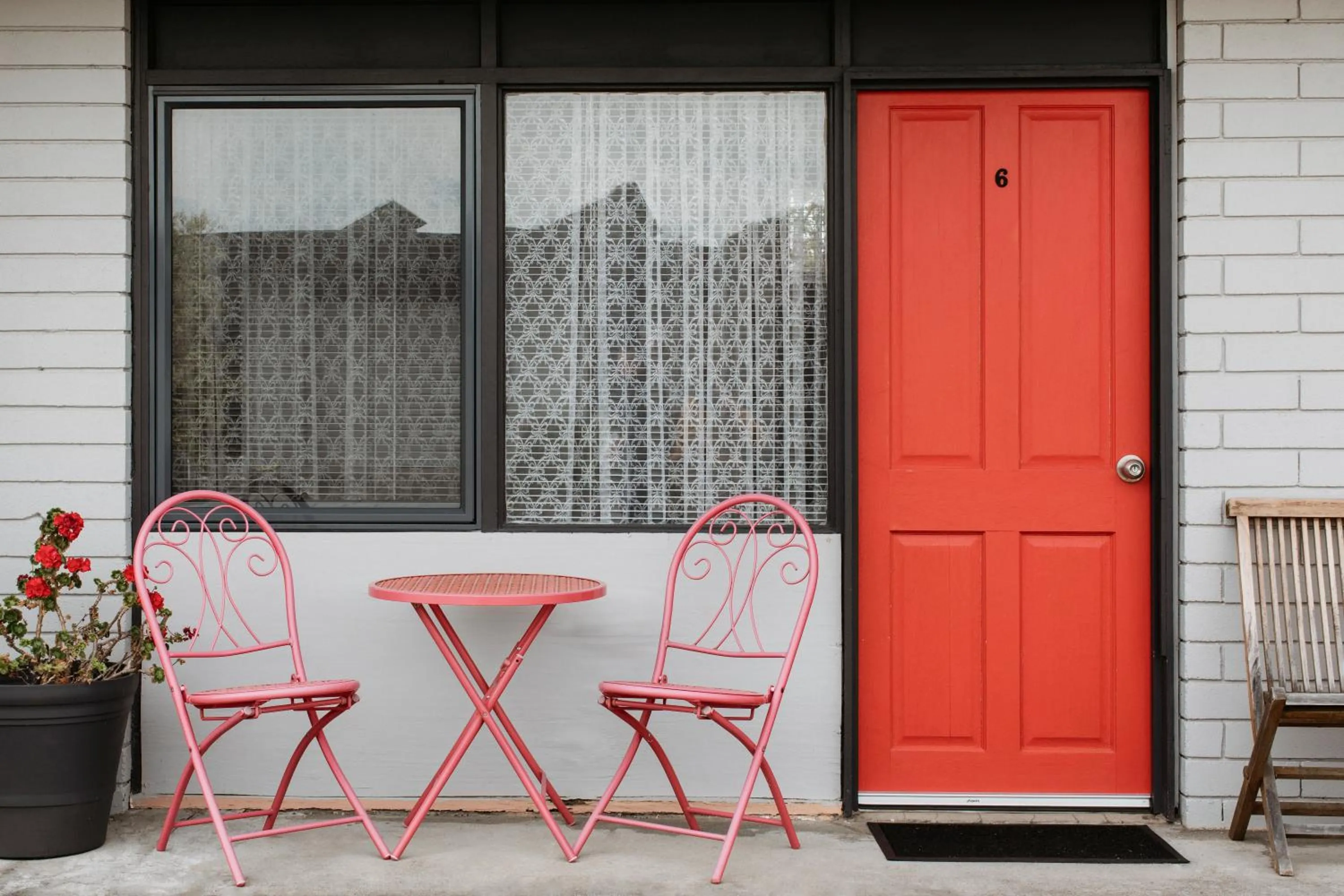 Patio in Anchor Wheel Motel