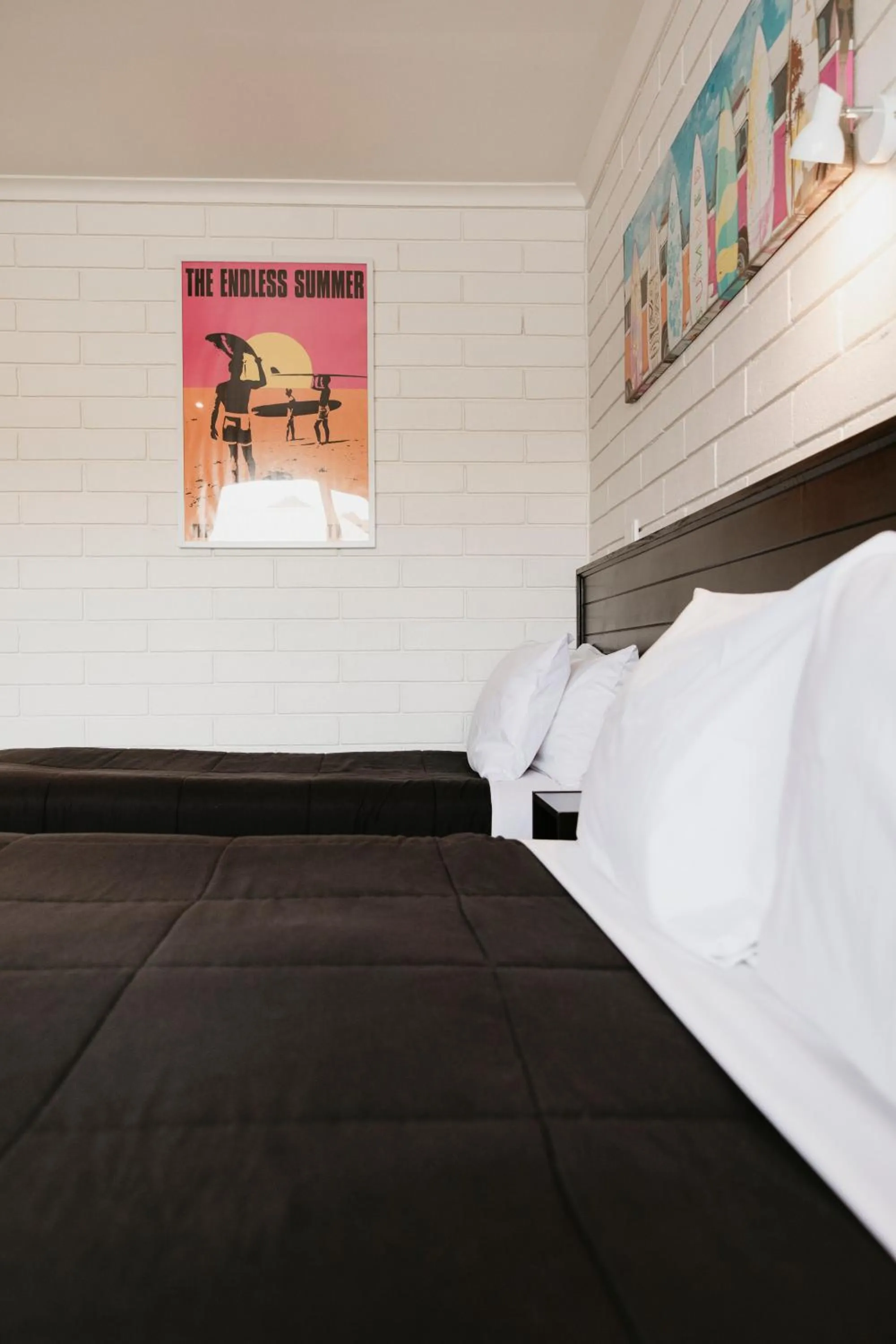 Bed in Anchor Wheel Motel